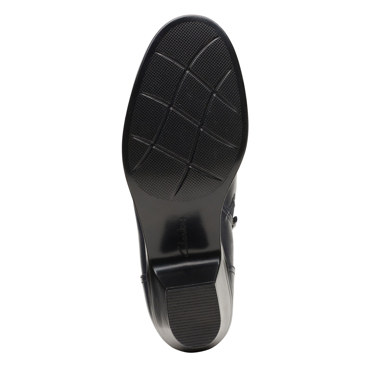 Peltz Shoes Women's Clarks Emily 2 Shootie Navy 26174078