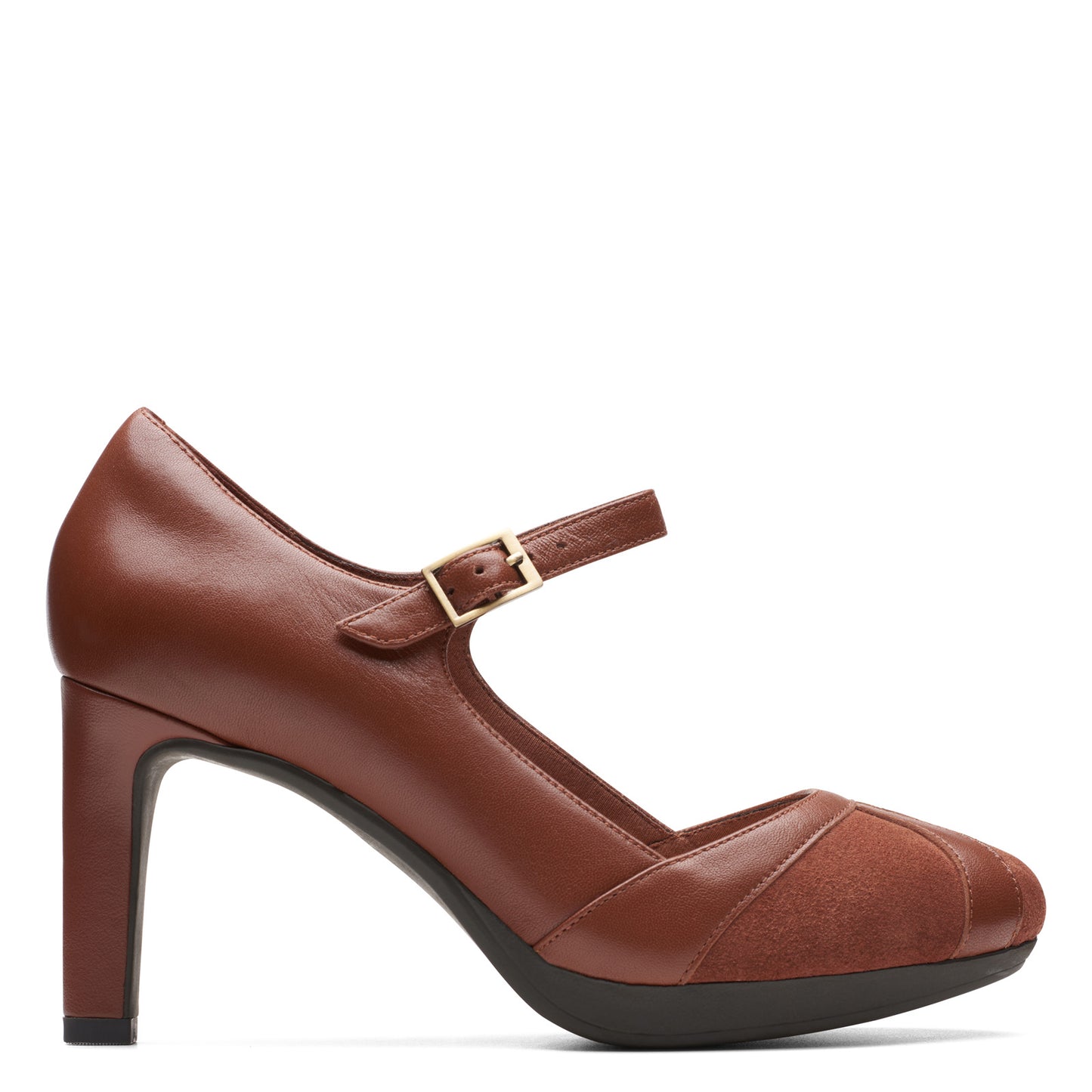 Peltz Shoes Women's Clarks Ambyr Light Pump Tan Mix 26174118