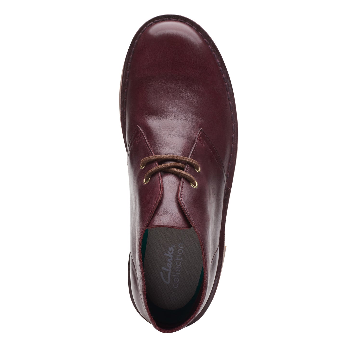 Peltz Shoes Men's Clarks Bushacre 3 Chukka Boot burgundy 26174145