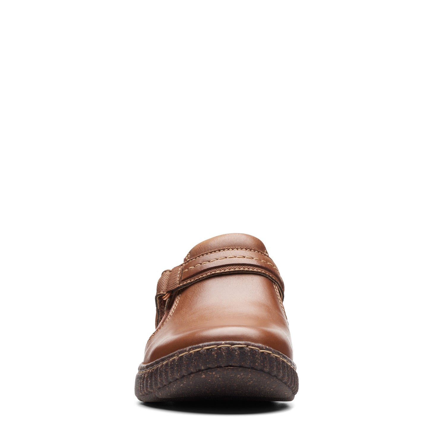 Peltz Shoes Women's Clarks Caroline May Clog TAN 26174163