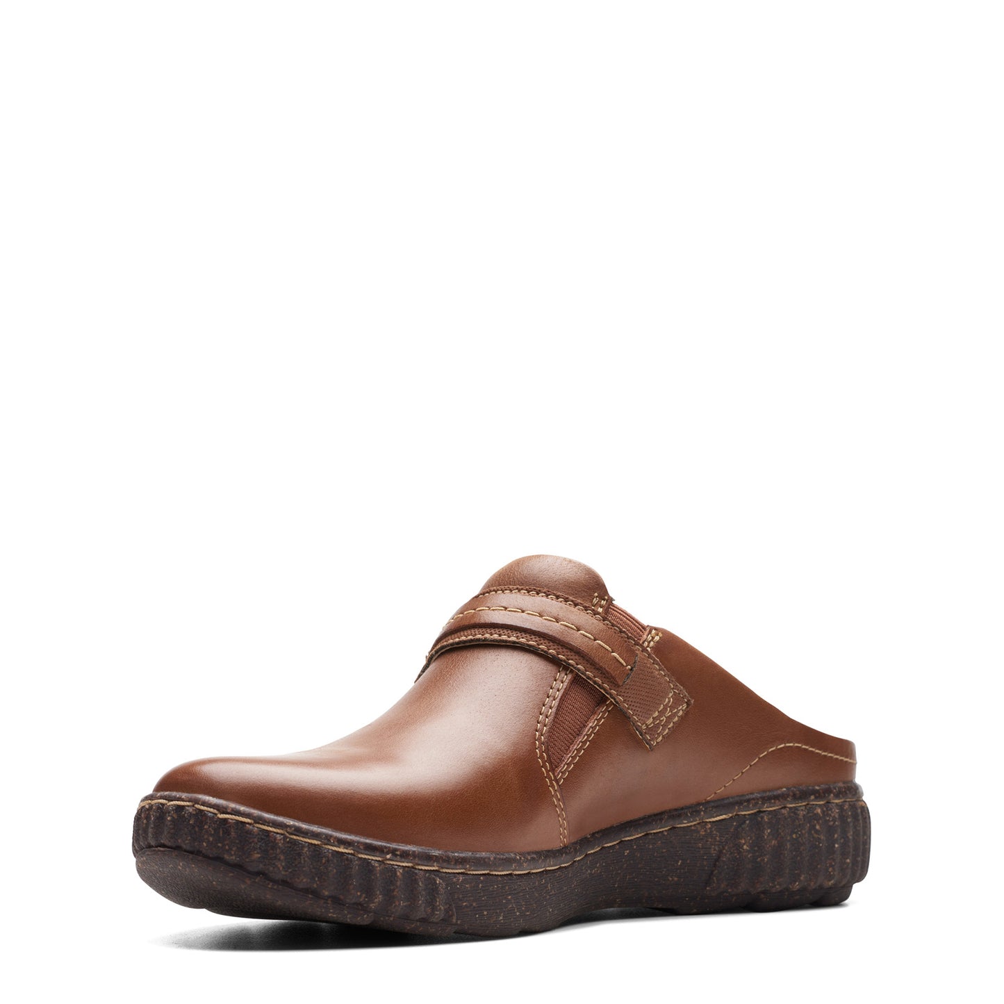 Peltz Shoes Women's Clarks Caroline May Clog TAN 26174163
