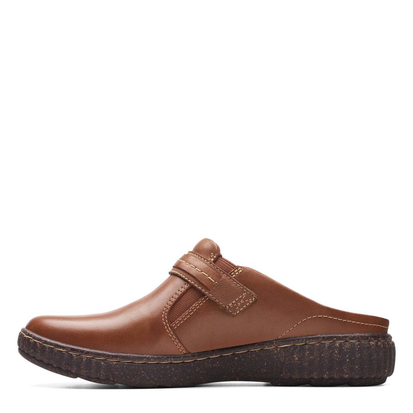 Peltz Shoes Women's Clarks Caroline May Clog TAN 26174163