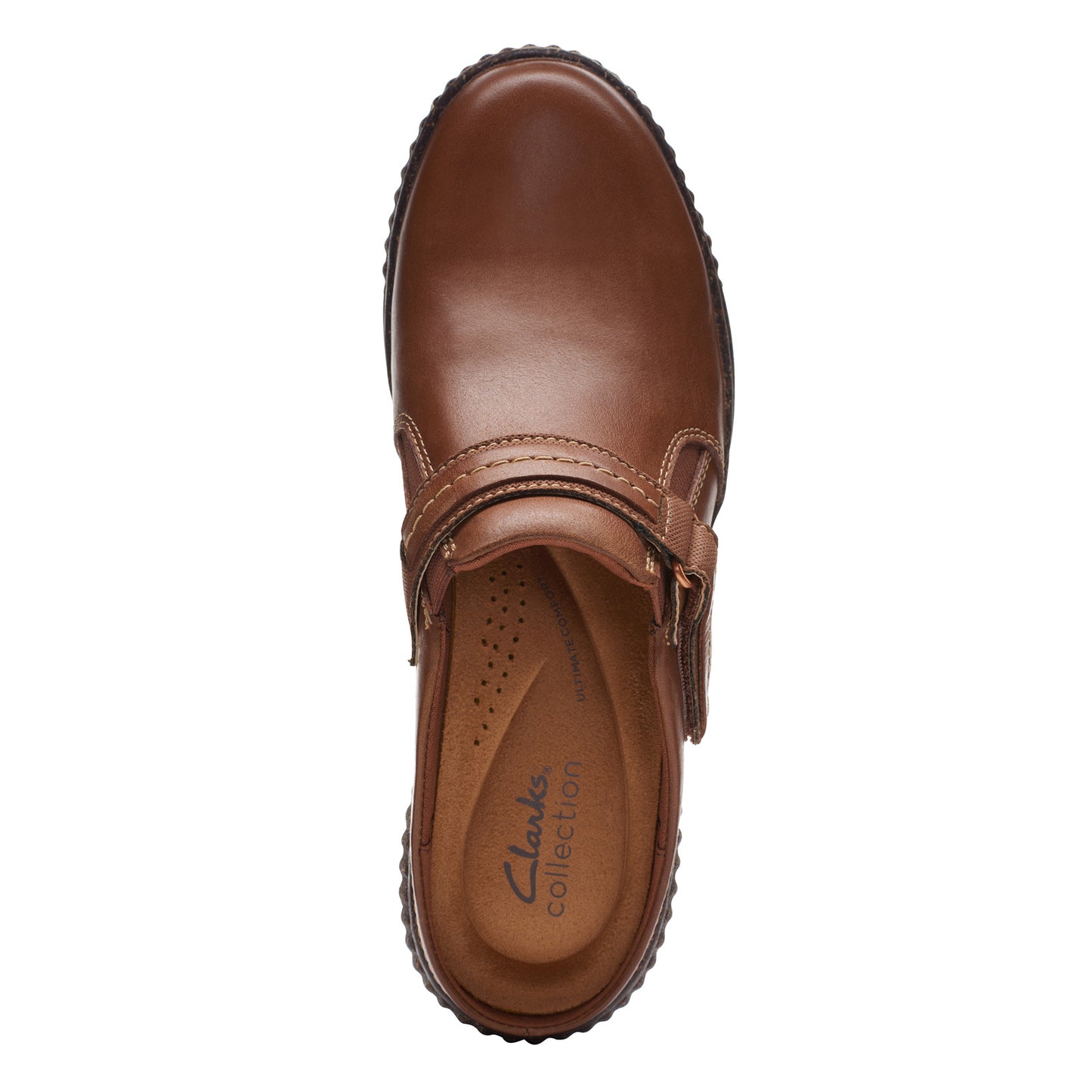 Peltz Shoes Women's Clarks Caroline May Clog TAN 26174163