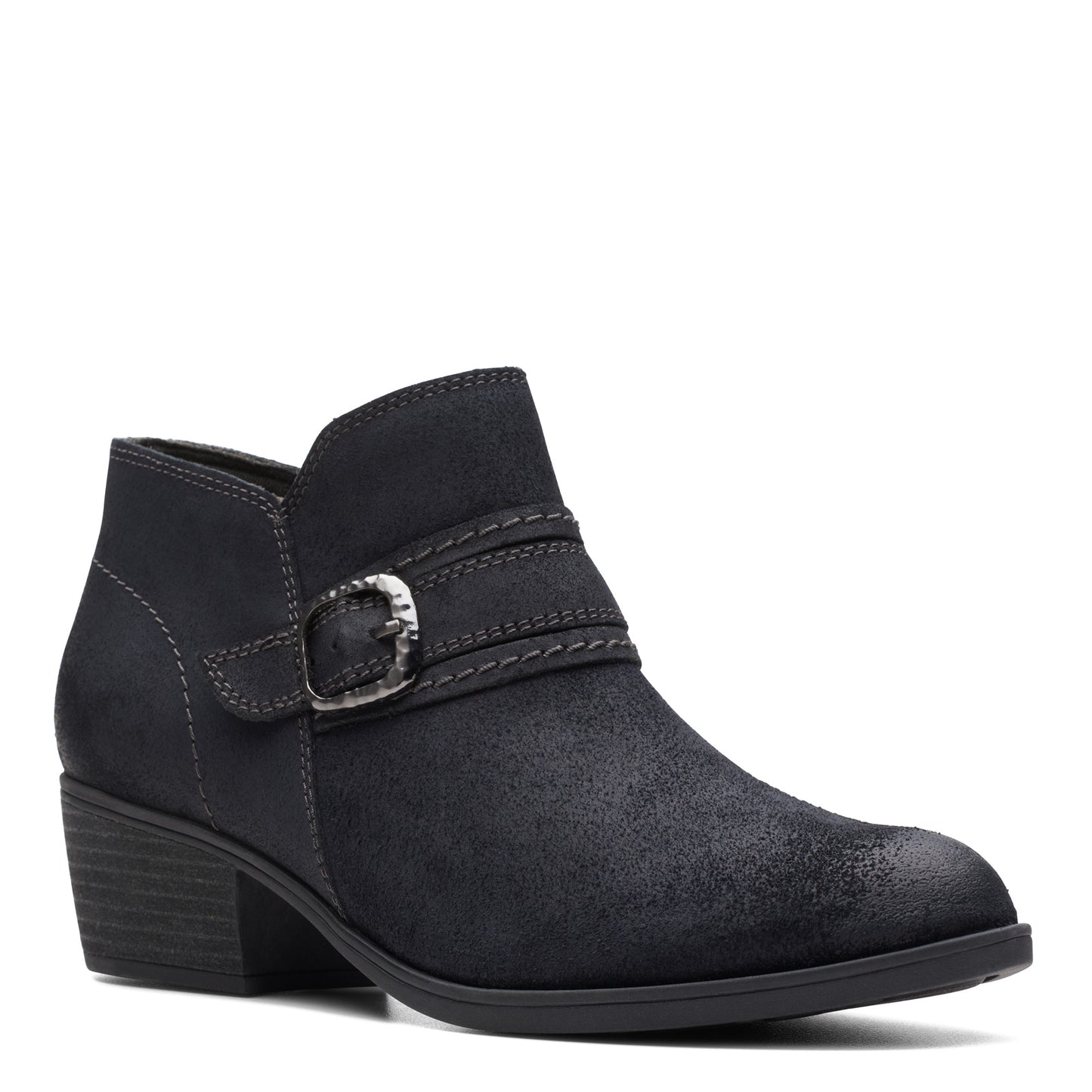 Peltz Shoes Women's Clarks Charlten Bay Boot BLACK 26174178