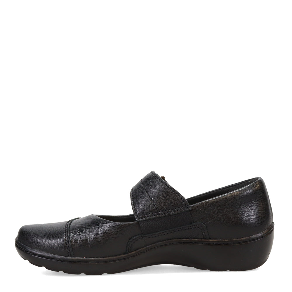 Women's Clarks Cora Gema Shoes in Black Size 10