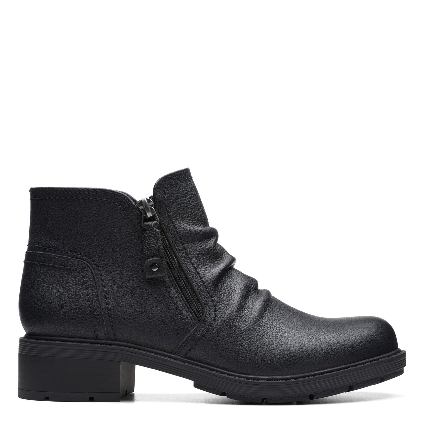 Peltz Shoes Women's Clarks Hearth Dove Boot BLACK 26174237