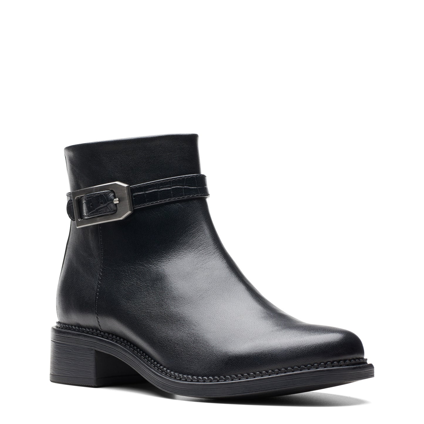 Peltz Shoes Women's Clarks Maye Grace Boot BLACK 26174348