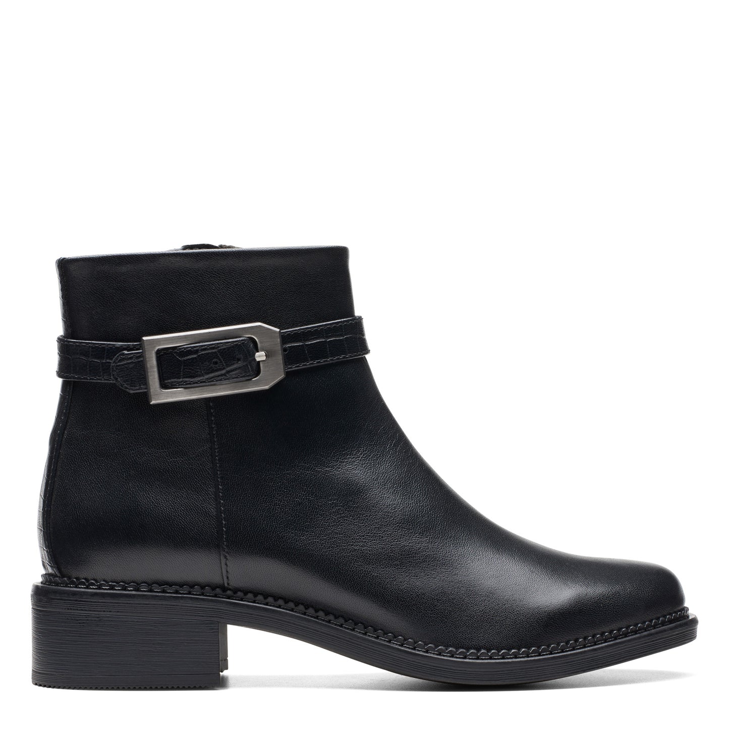 Peltz Shoes Women's Clarks Maye Grace Boot BLACK 26174348