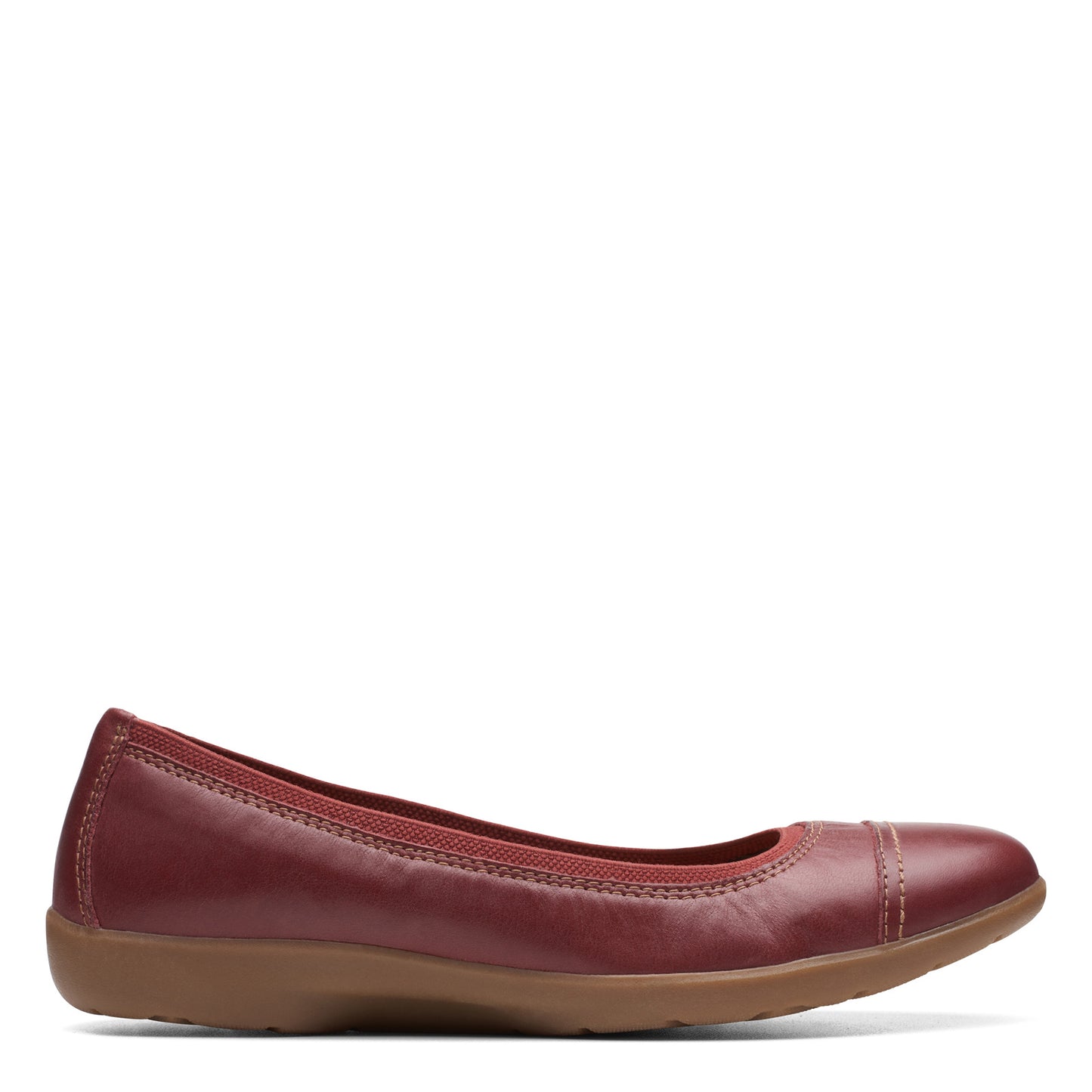 Peltz Shoes Women's Clarks Meadow Opal Slip-On CHESTNUT 26174361