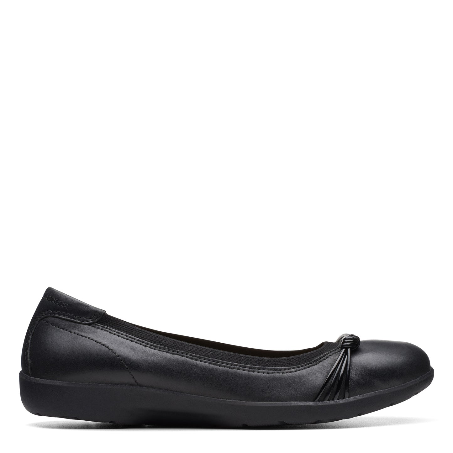 Peltz Shoes Women's Clarks Meadow Rae Slip-On BLACK 26174364