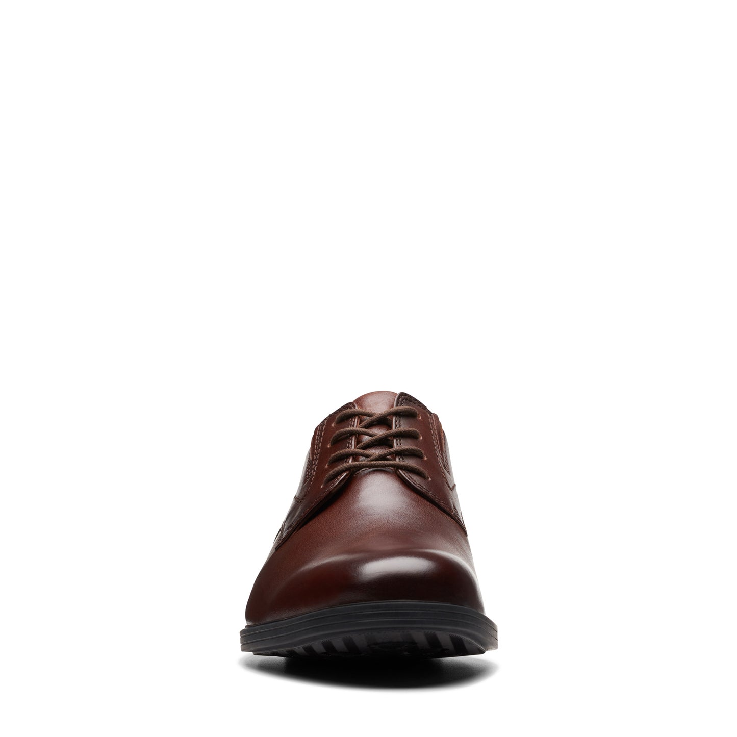 Peltz Shoes Men's Clarks Whiddon Plain Oxford Mahogany 26174473
