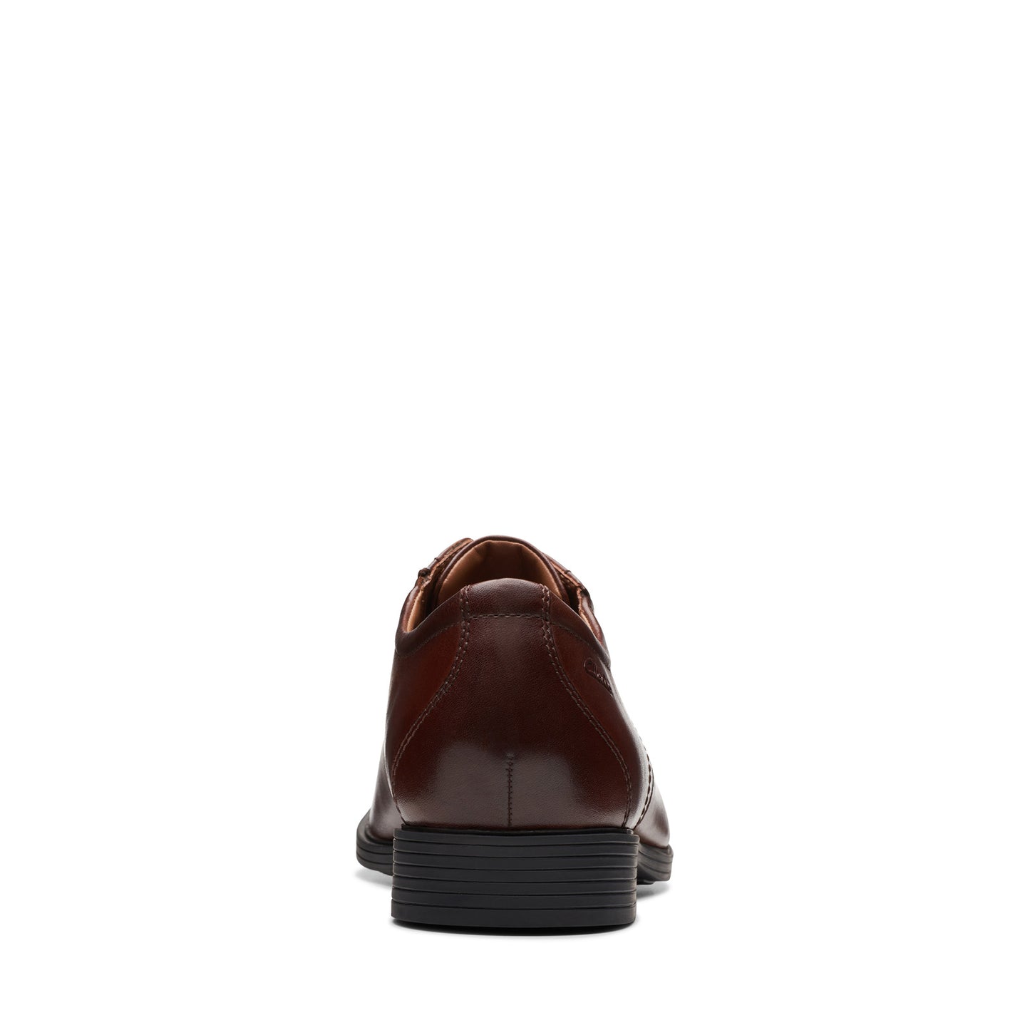 Peltz Shoes Men's Clarks Whiddon Plain Oxford Mahogany 26174473