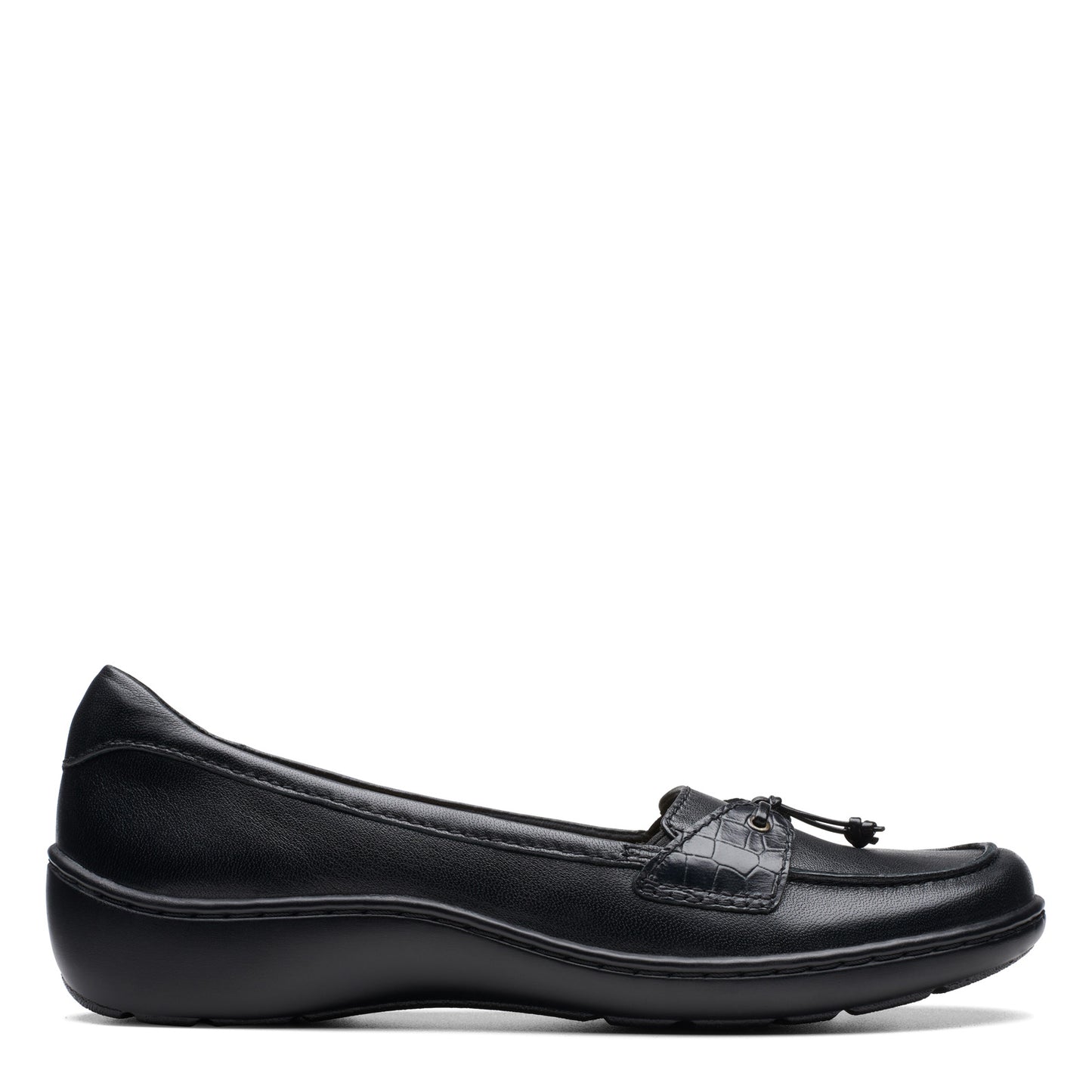 Peltz Shoes Women's Clarks Cora Haley Slip-On BLACK 26174486