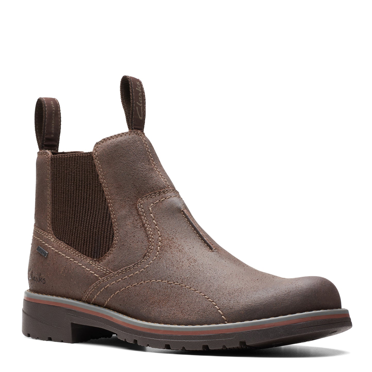 Peltz Shoes Men's Clarks Morris Easy Boot Dark Brown 26174612
