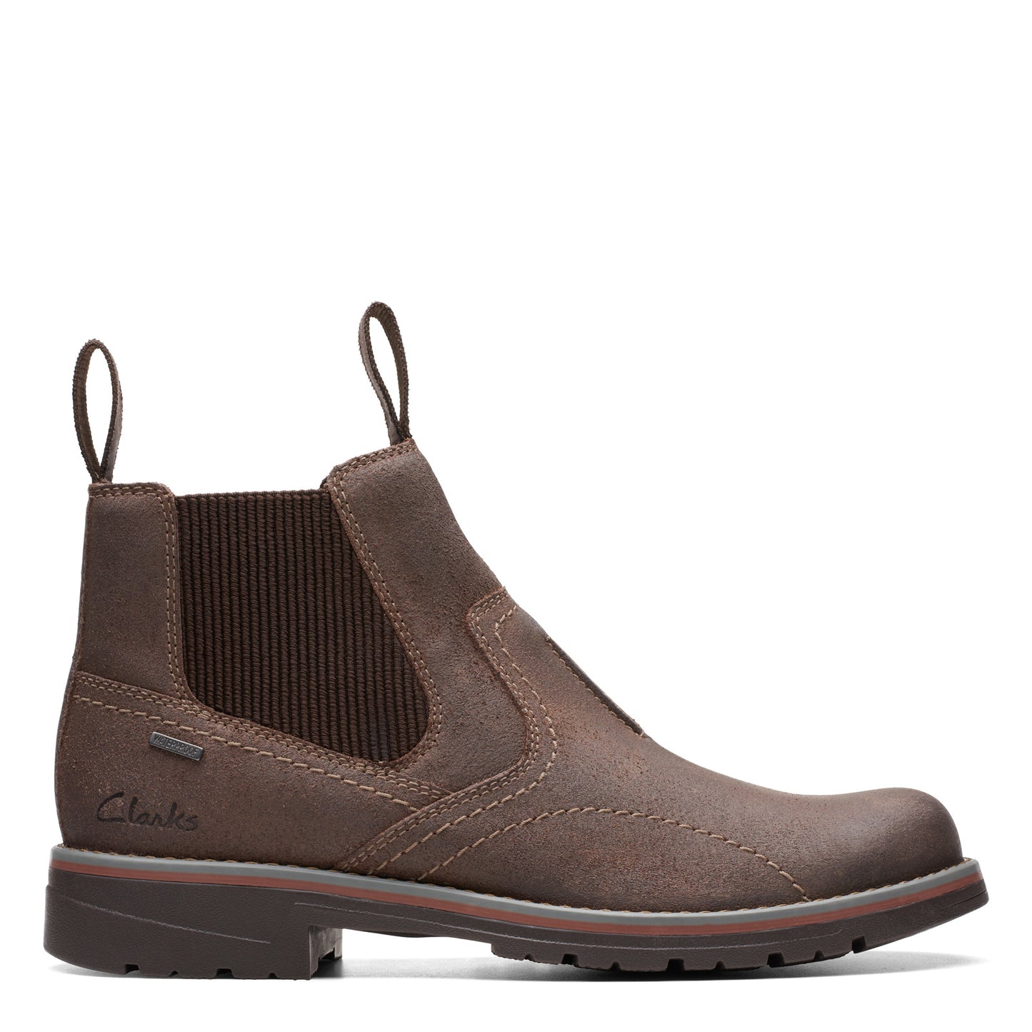 Peltz Shoes Men's Clarks Morris Easy Boot Dark Brown 26174612