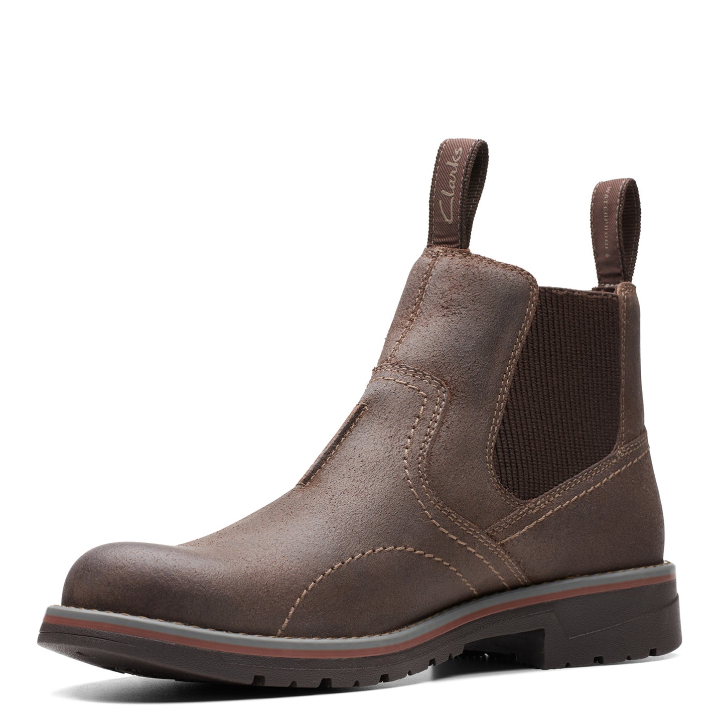 Peltz Shoes Men's Clarks Morris Easy Boot Dark Brown 26174612