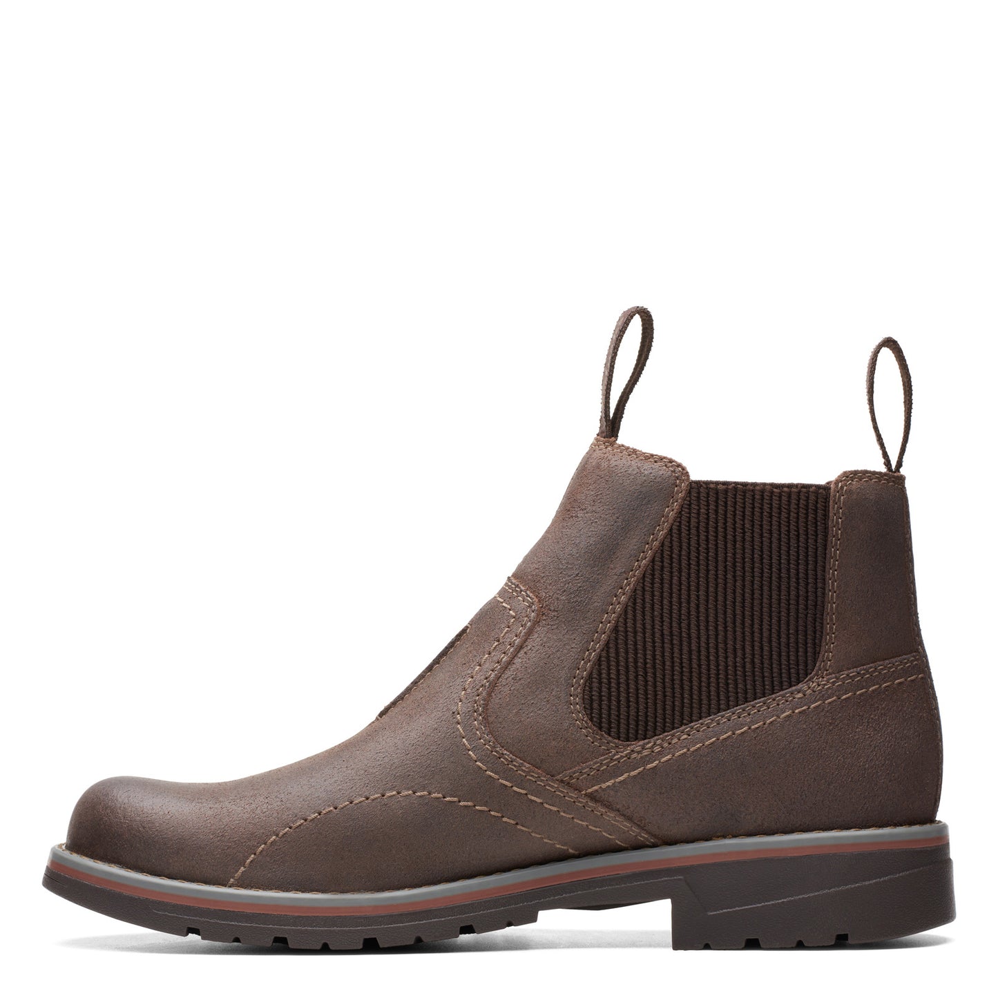Peltz Shoes Men's Clarks Morris Easy Boot Dark Brown 26174612