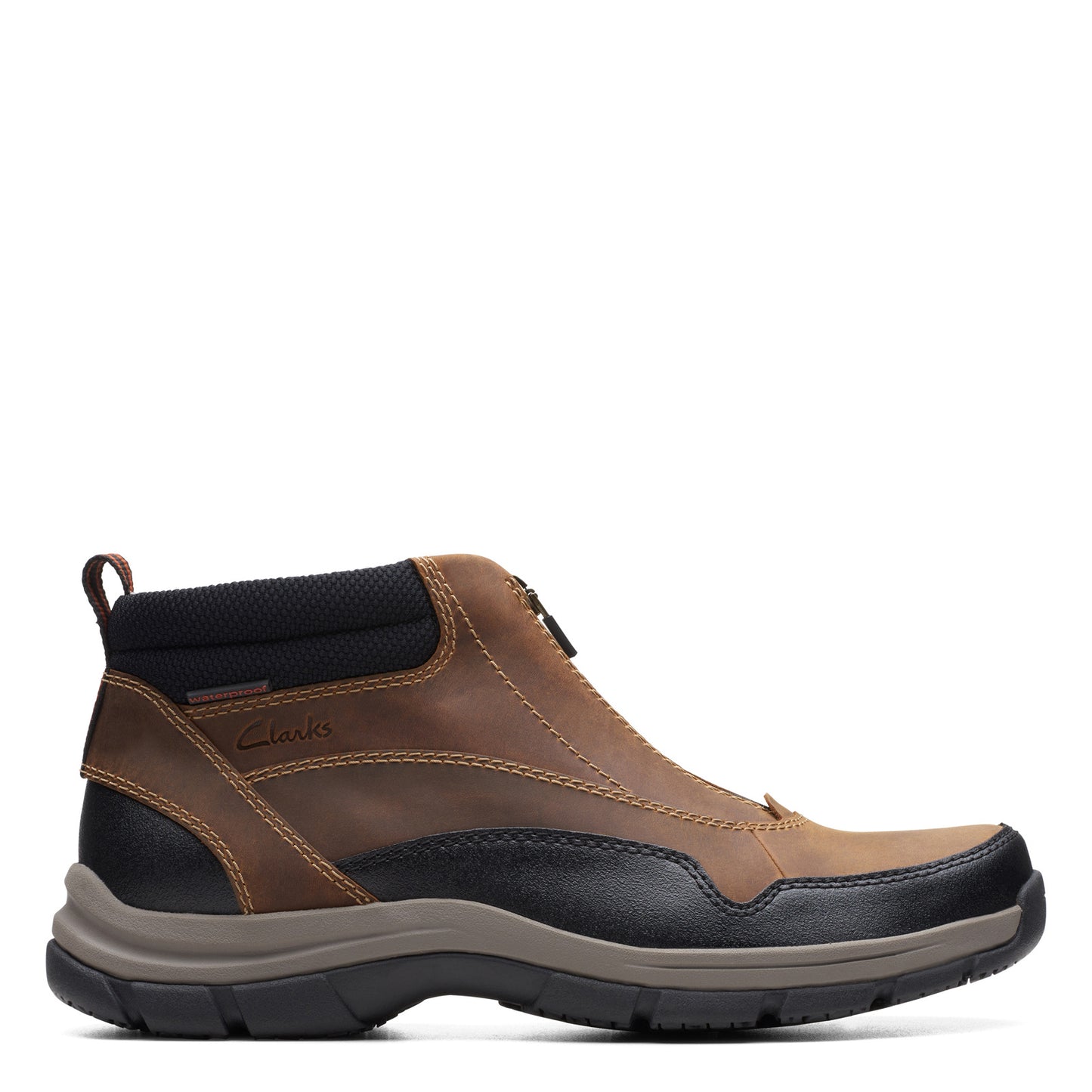Peltz Shoes Men’s Clarks Walpath Zip Boot tan 26174620