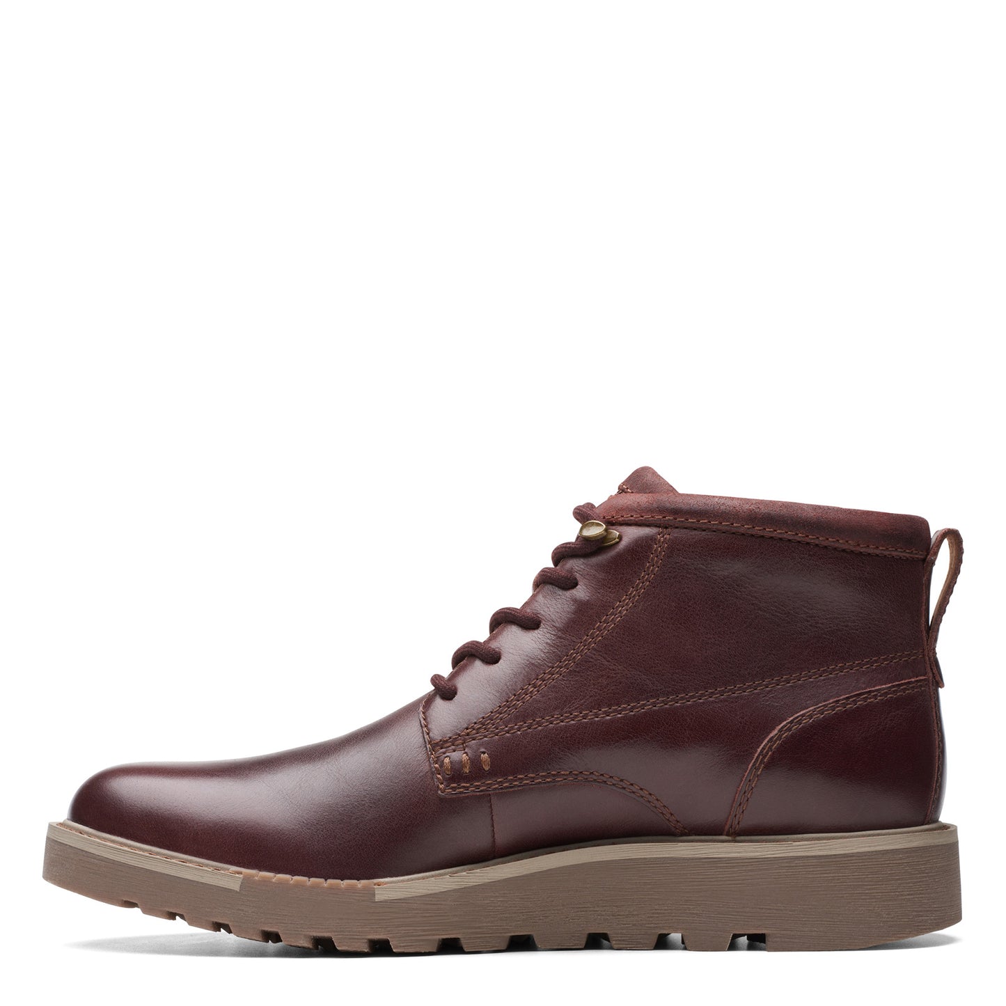 Peltz Shoes Men's Clarks Barnes Lace Boot brown 26174635