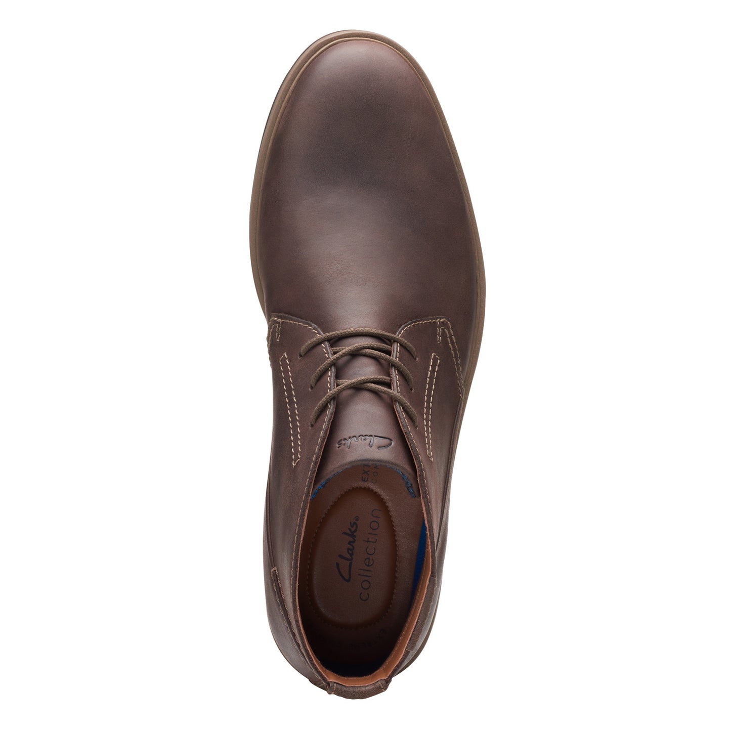 Peltz Shoes Men's Clarks Malwood Top Boot Dark Brown 26174662