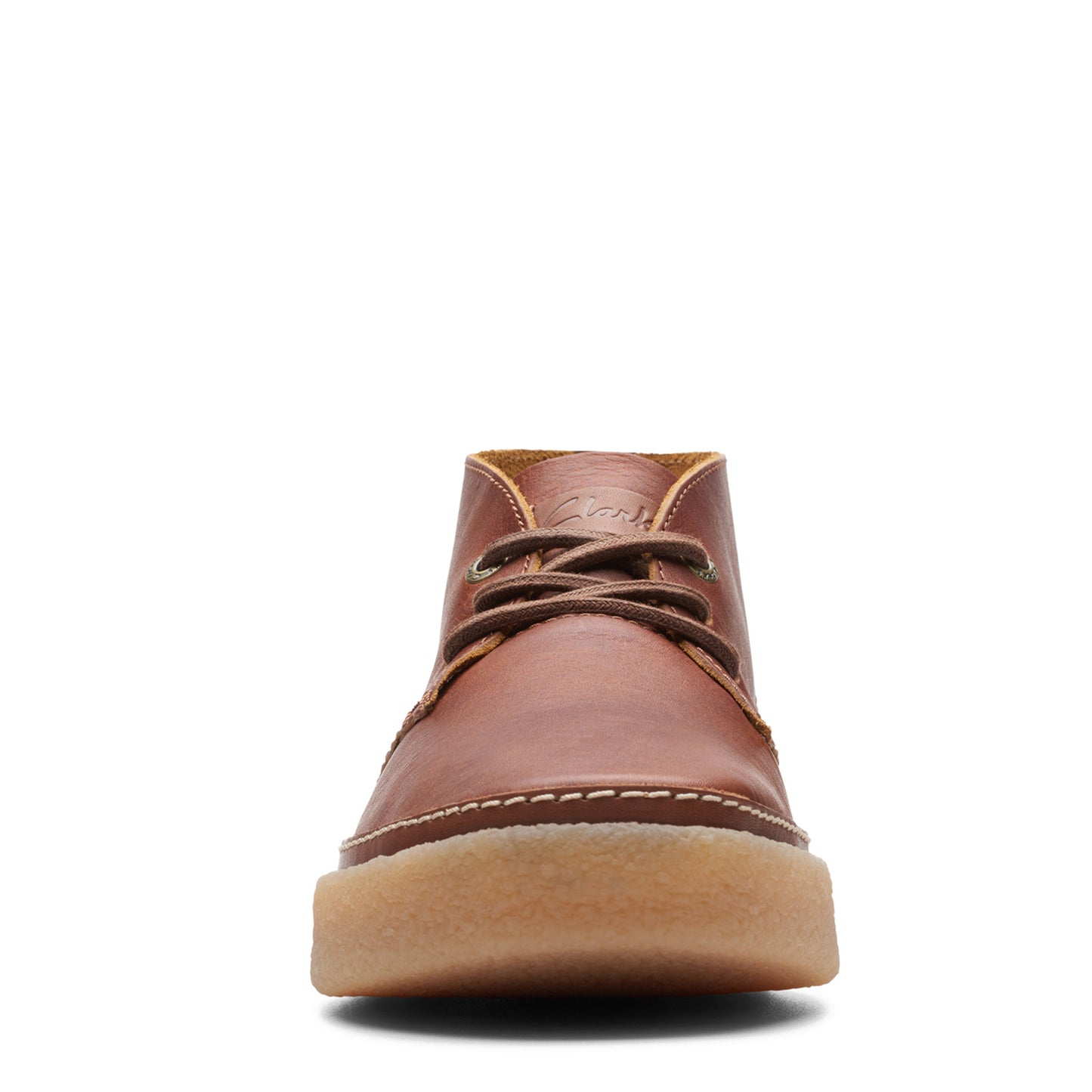 Peltz Shoes Men's Clarks Oakpark Mid Boot Tan Tumbled 26174666