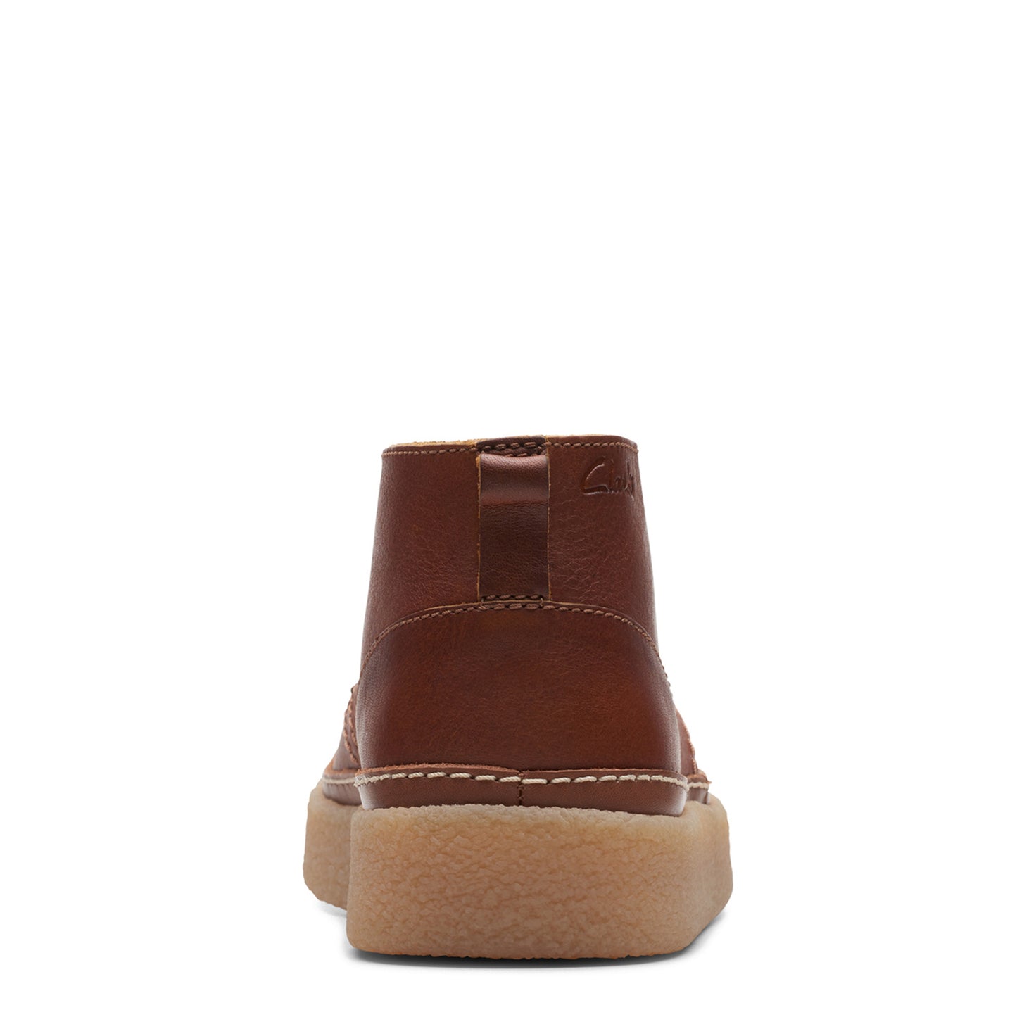 Peltz Shoes Men's Clarks Oakpark Mid Boot Tan Tumbled 26174666