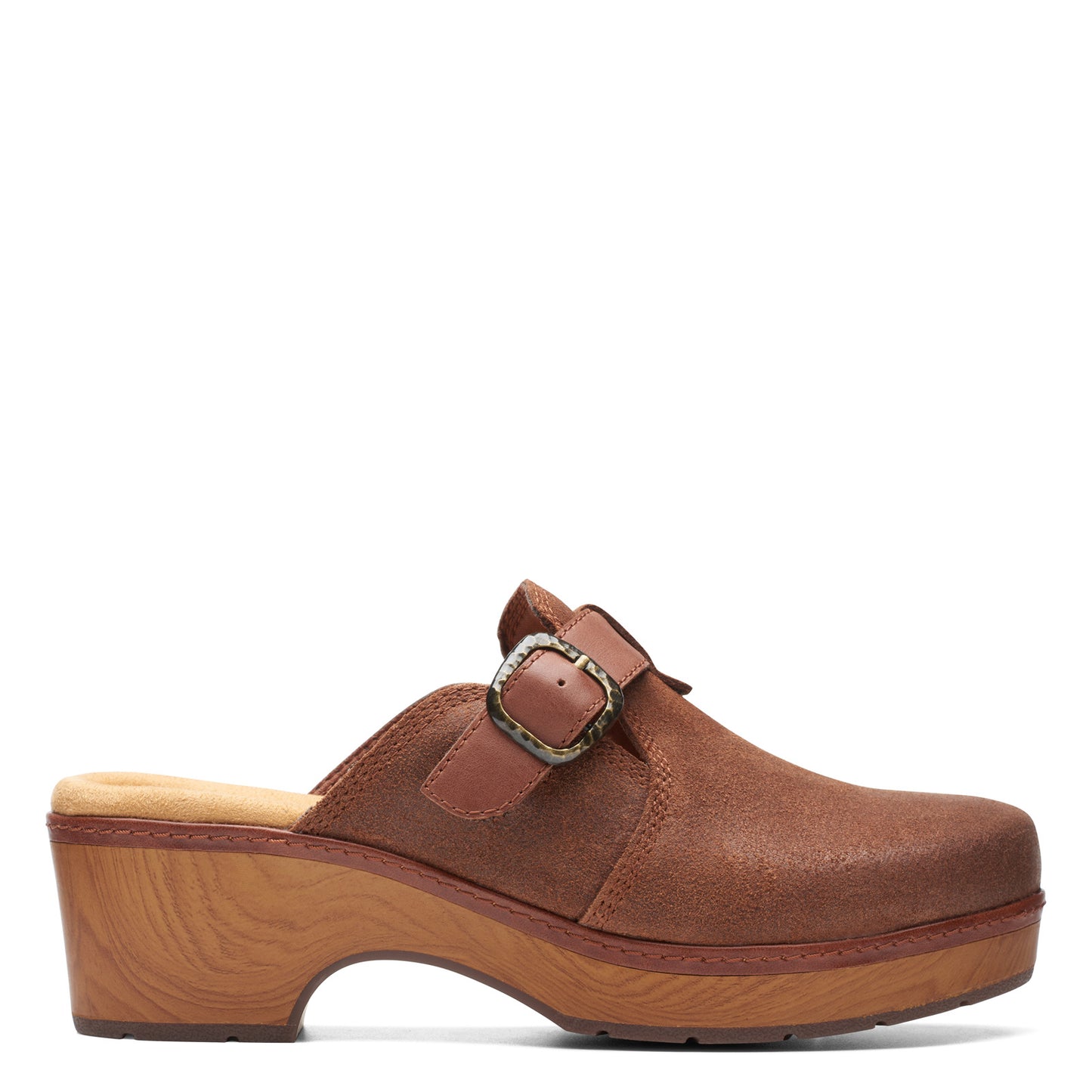 Peltz Shoes Women's Clarks Paizlee Nora Clog TAN 26175186