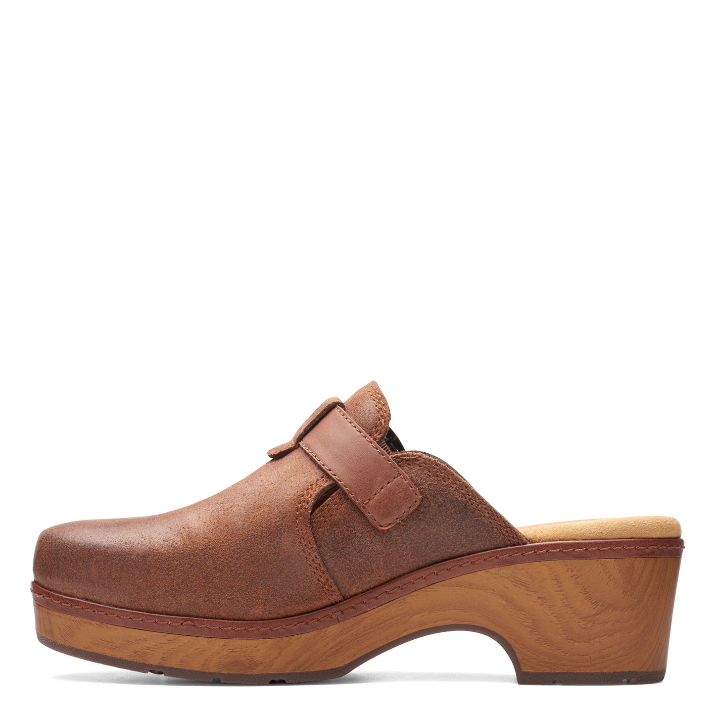 Peltz Shoes Women's Clarks Paizlee Nora Clog TAN 26175186