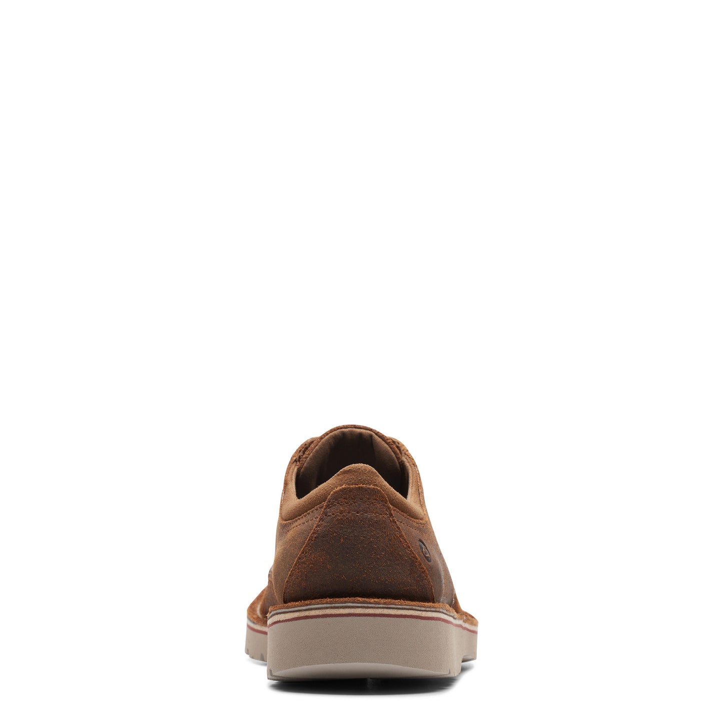 Peltz Shoes Men's Clarks Eastford Low Oxford Cola Suede 26175387