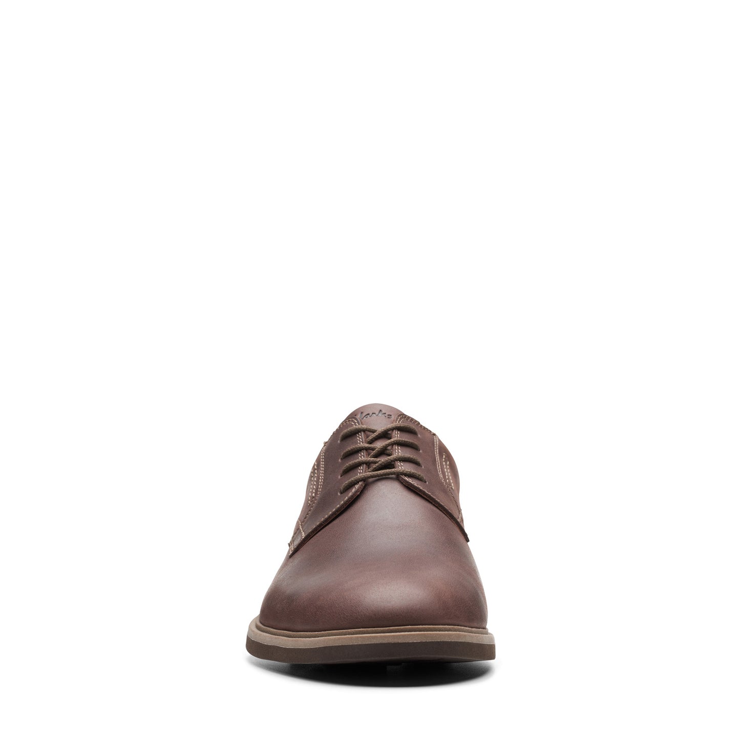 Peltz Shoes Men's Clarks Malwood Lace Oxford Dark Brown 26175402