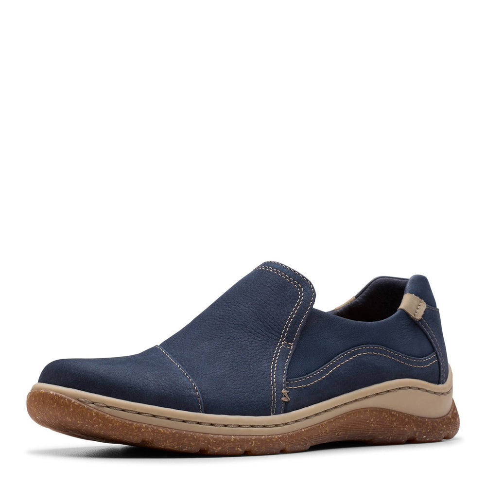 clarks womens dress shoes - - Pro Pace Leather - 7 and a 4.5cm heel for a great fit and versatile wear Women's Clarks, Orlene Slip-On Navy