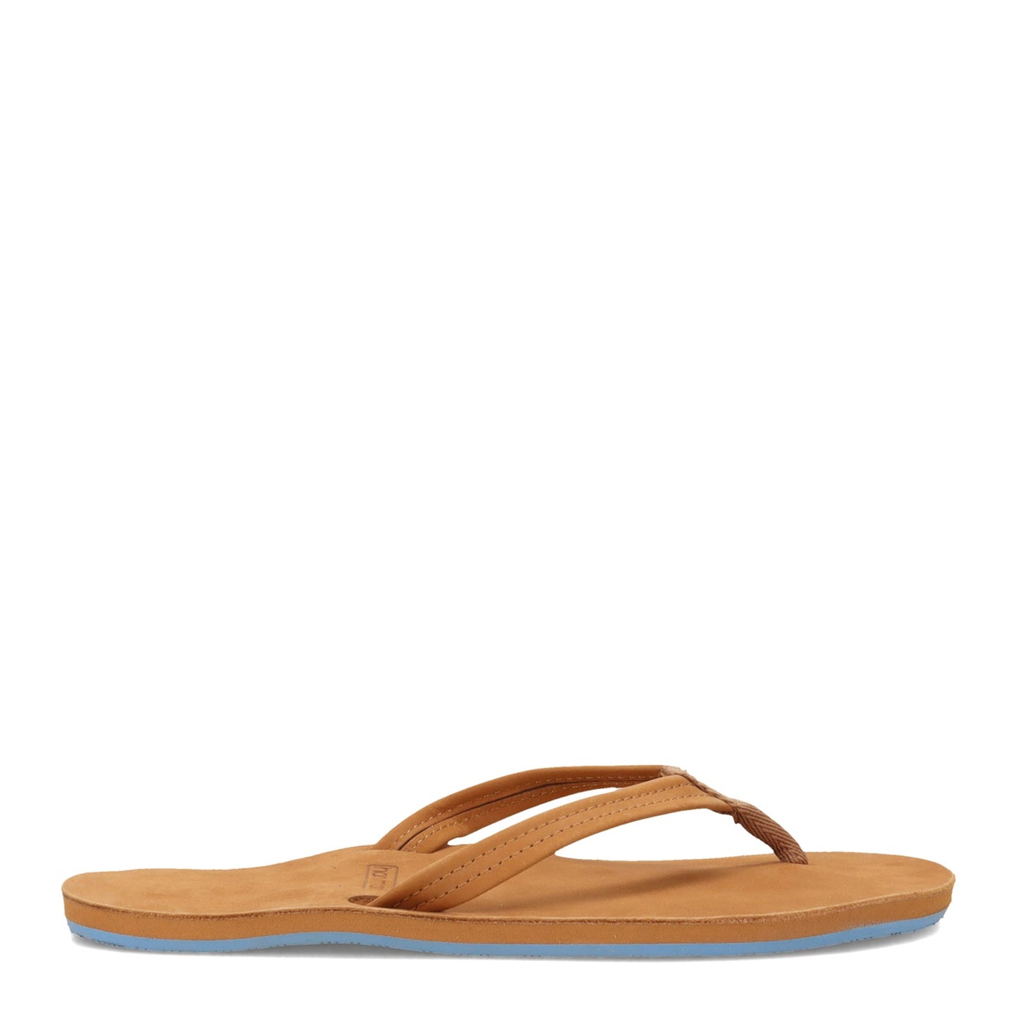 Peltz Shoes Women's Hari Mari Fields Sandal TAN BLUE 2800-118