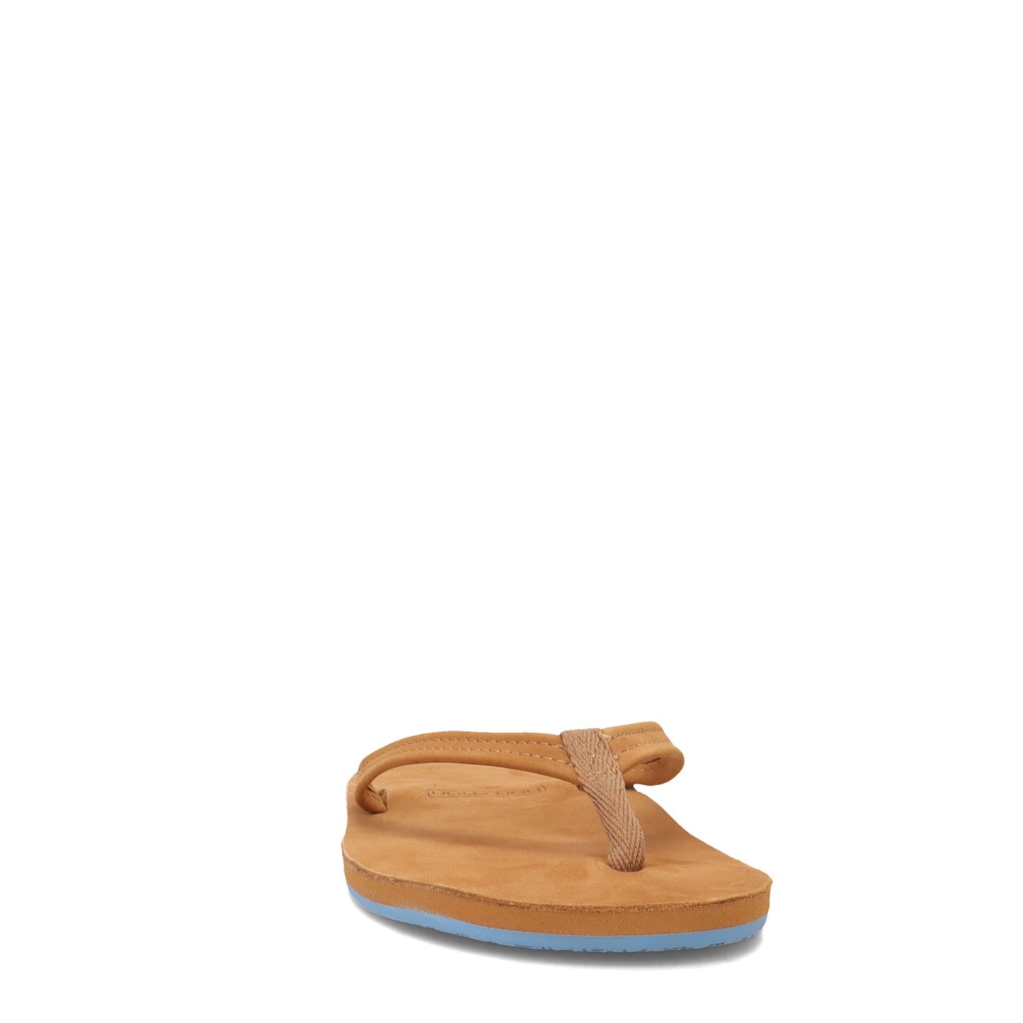 Peltz Shoes Women's Hari Mari Fields Sandal TAN BLUE 2800-118