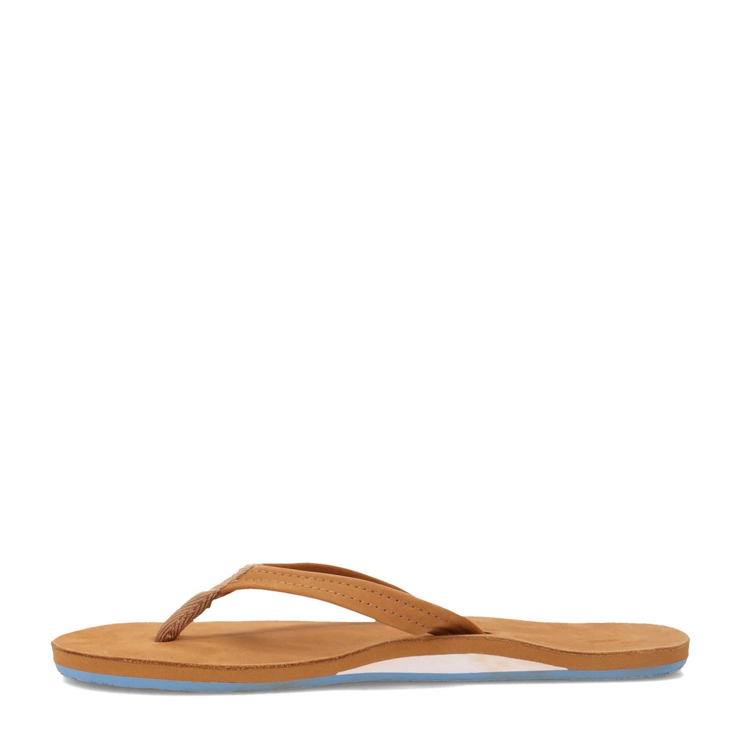 Peltz Shoes Women's Hari Mari Fields Sandal TAN BLUE 2800-118