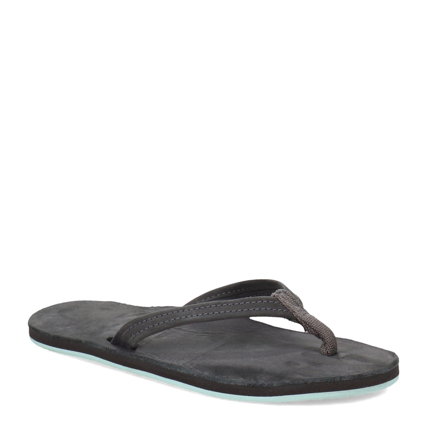 Peltz Shoes Women's Hari Mari Fields Sandal GREY AQUA 2800-212