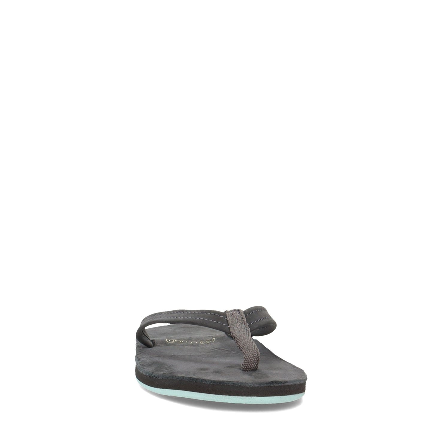 Peltz Shoes Women's Hari Mari Fields Sandal GREY AQUA 2800-212