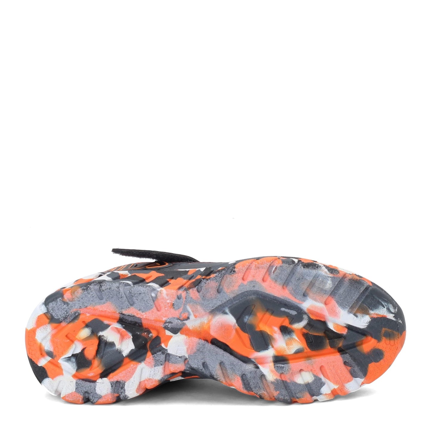 Peltz Shoes Boy's Fila Primeforce 4 Strap Sneaker - Little Kid & Big Kid GREY ORANGE 3RM01006-054