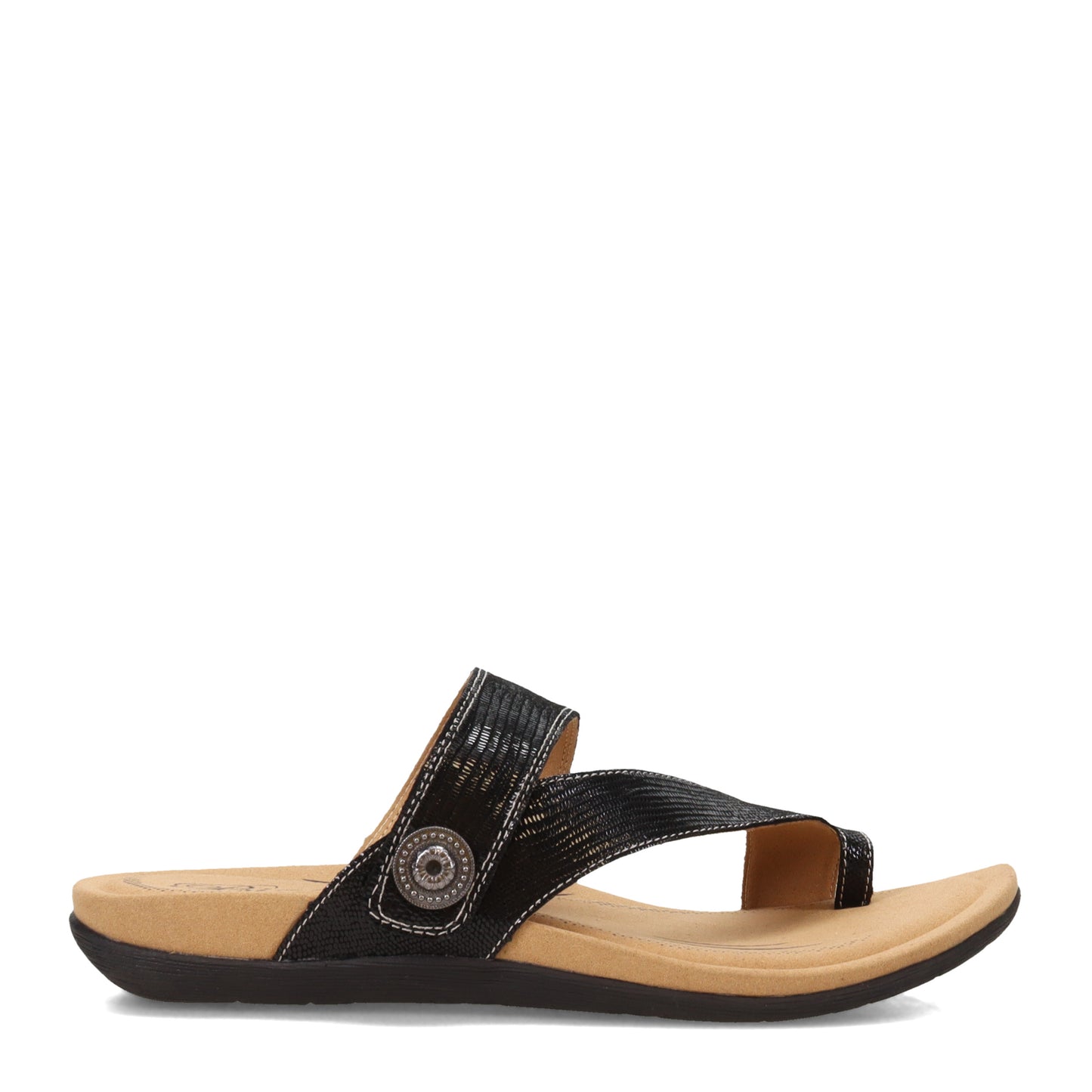 Peltz Shoes Women's Biza Lena Sandal BLACK MAMBA 3020001