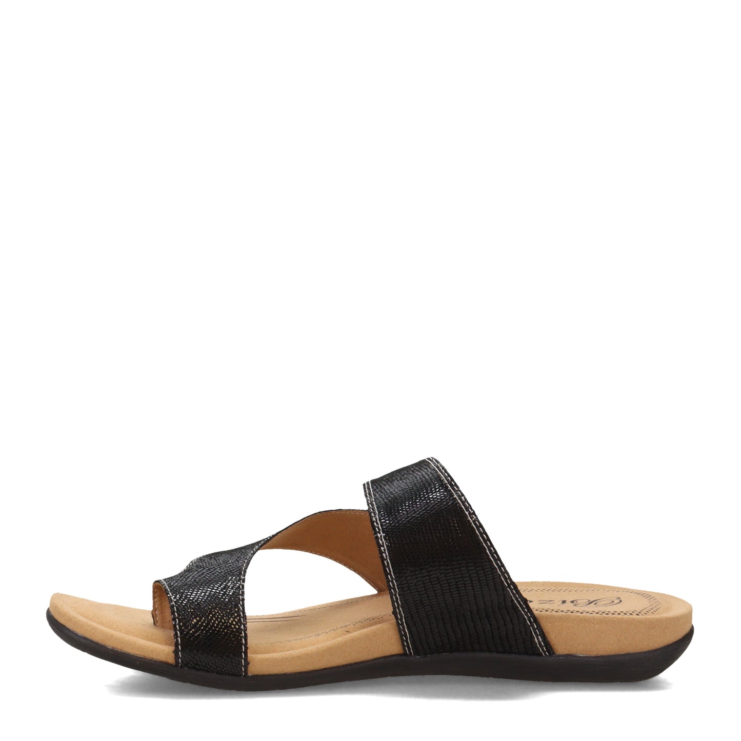 Peltz Shoes Women's Biza Lena Sandal BLACK MAMBA 3020001