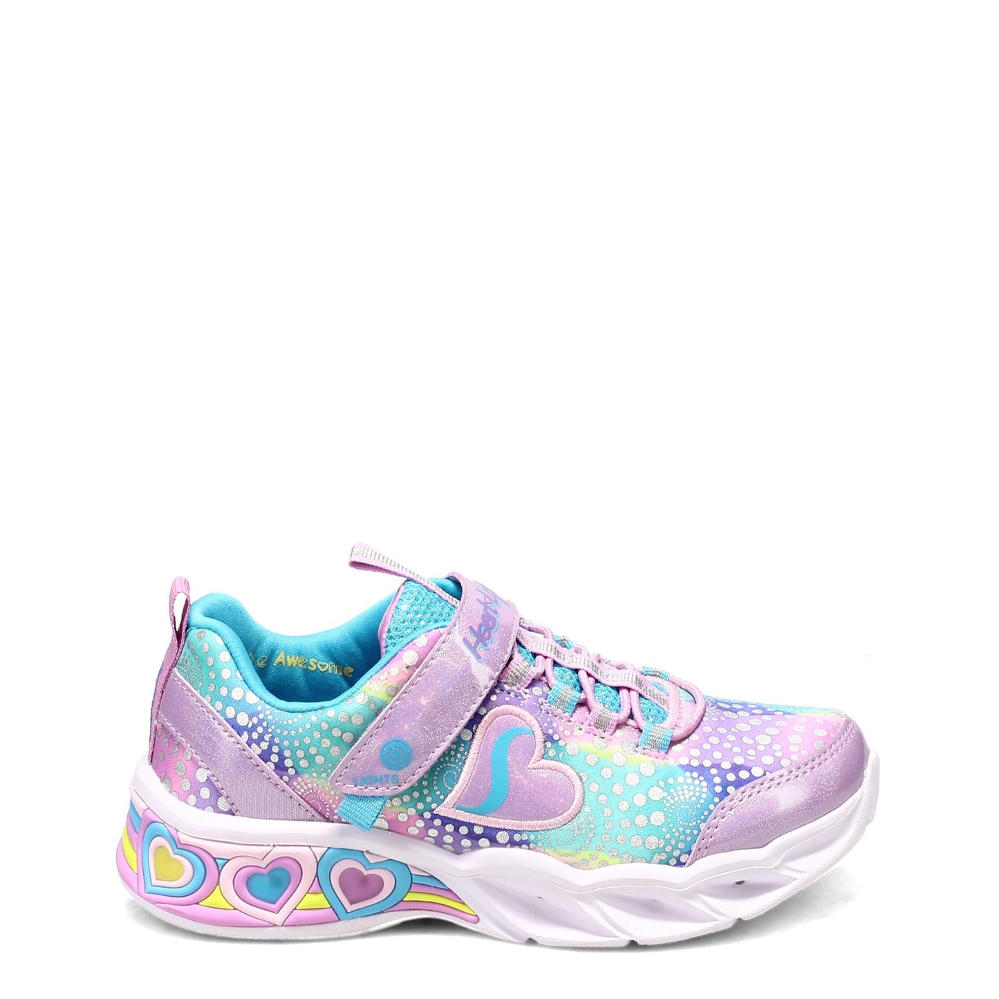 Peltz Shoes Girl's Skechers S Lights: Sweetheart Lights Sneaker - Little Kid LAVENDER 302059L-LVMT