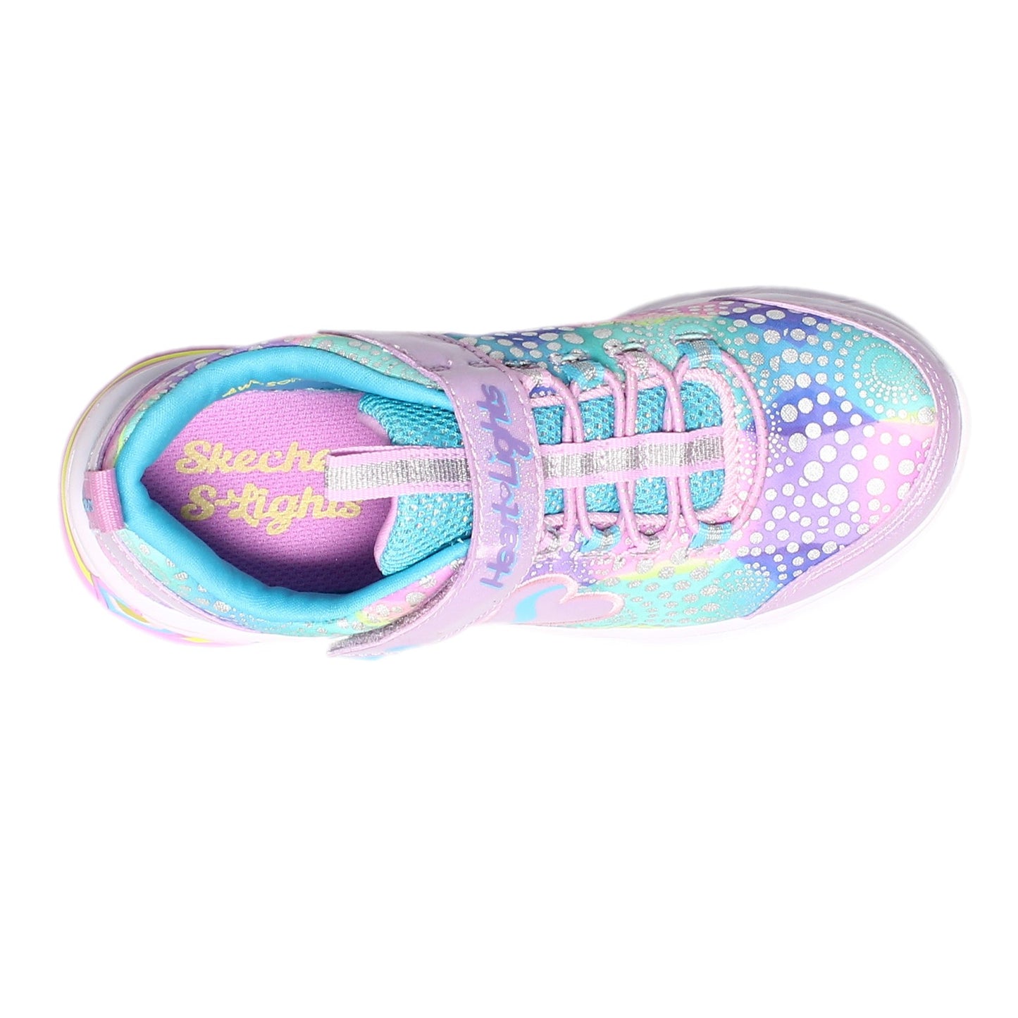 Peltz Shoes Girl's Skechers S Lights: Sweetheart Lights Sneaker - Little Kid LAVENDER 302059L-LVMT