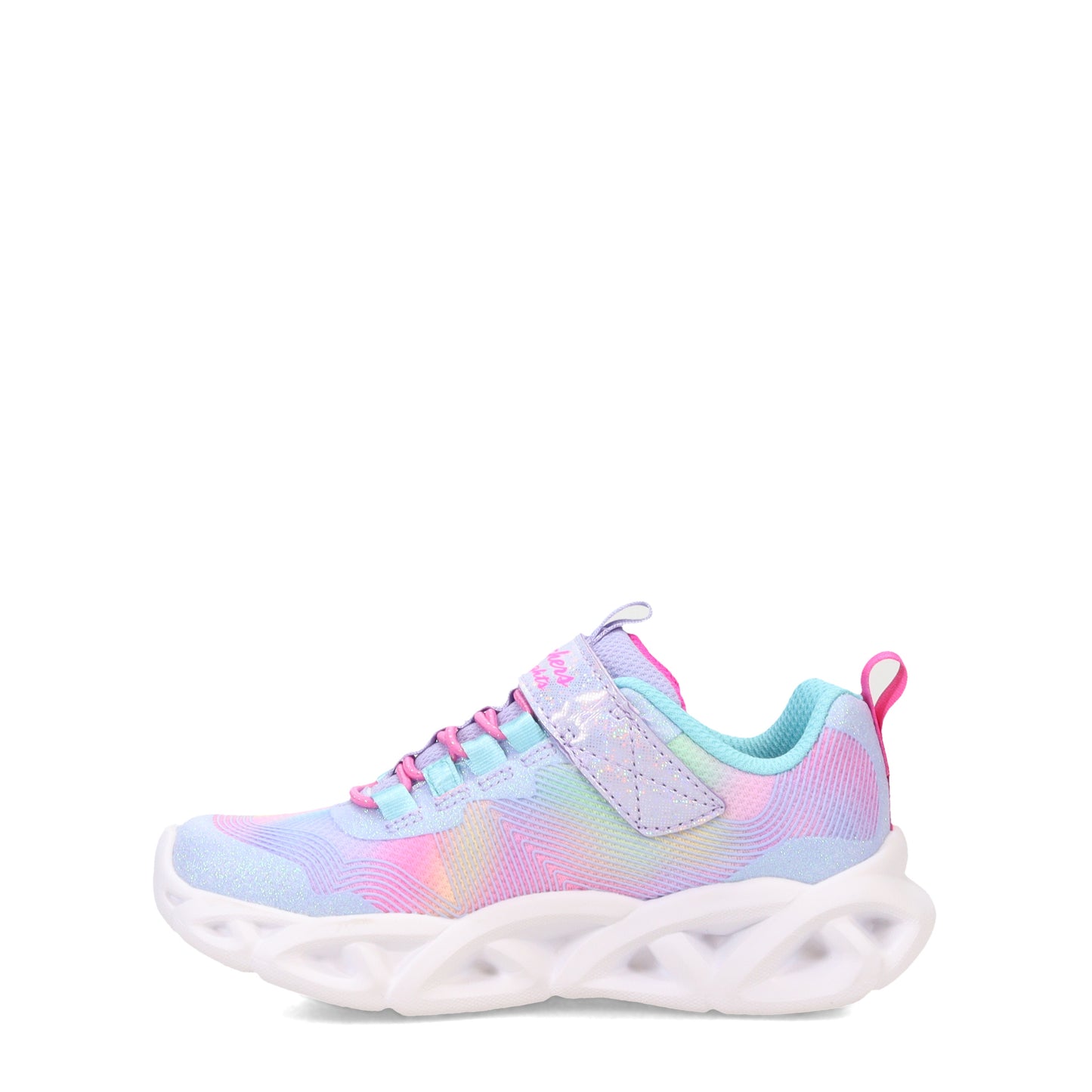 Peltz Shoes Girl's Skechers S Lights: Twisty Brights 2.0 Sneaker - Little Kid LAVENDER OMBRE 302339L-LVMT