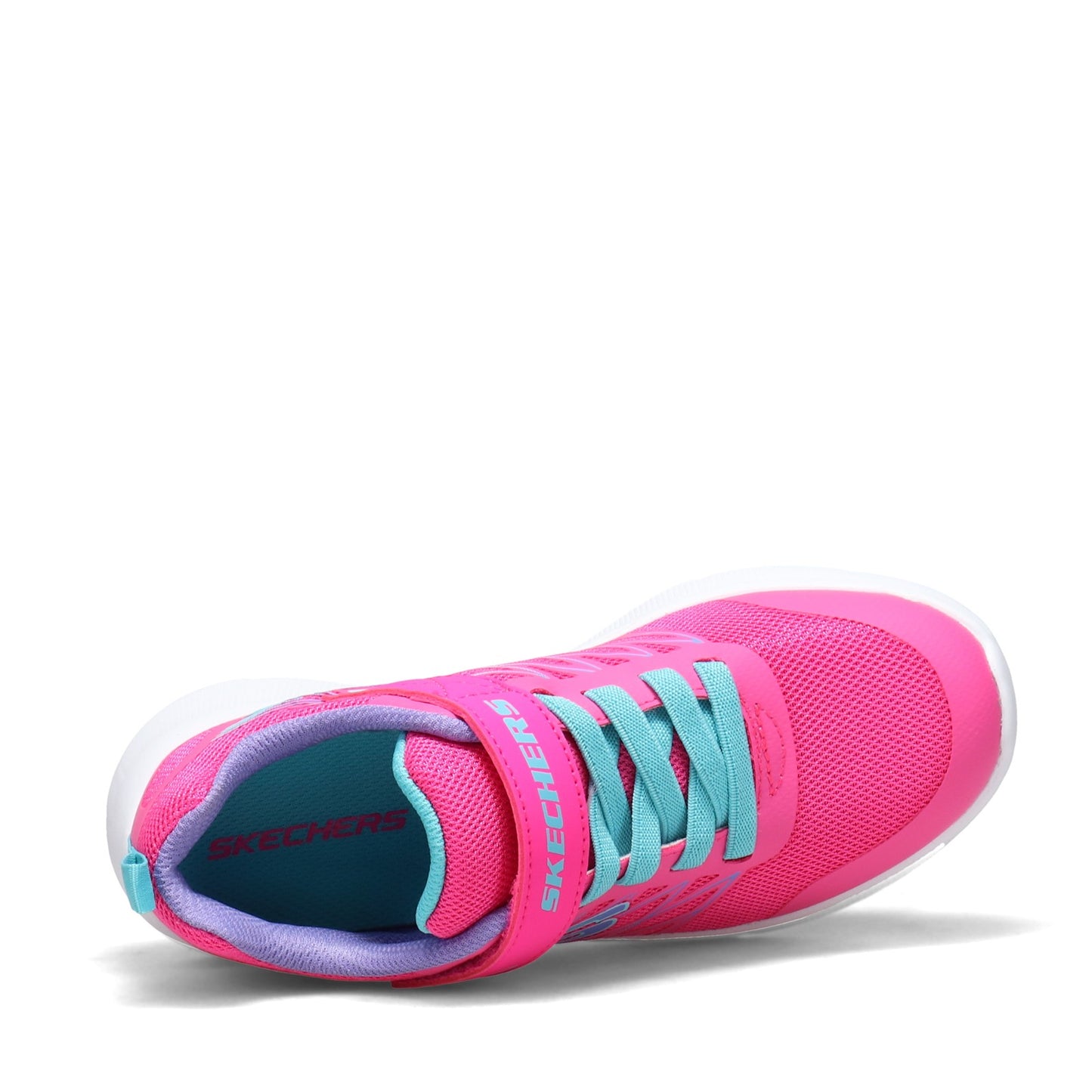 Peltz Shoes Girl's Skechers Microspec - Bold Delight Sneaker - Little Kid HOT PINK 302468L-HTPK