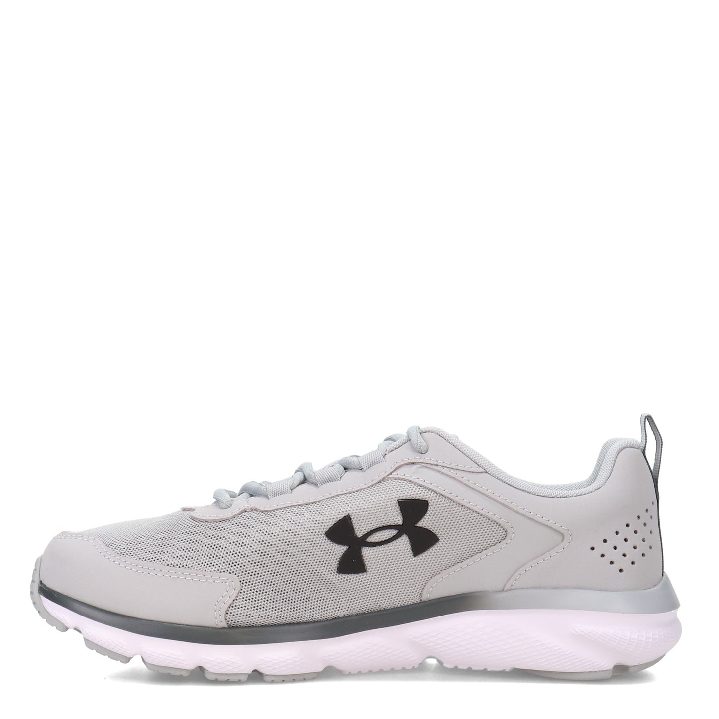 Peltz Shoes Men's Under Armour Charged Assert 9 Running Shoe - Extra Wide Width GRAY 3024857-101