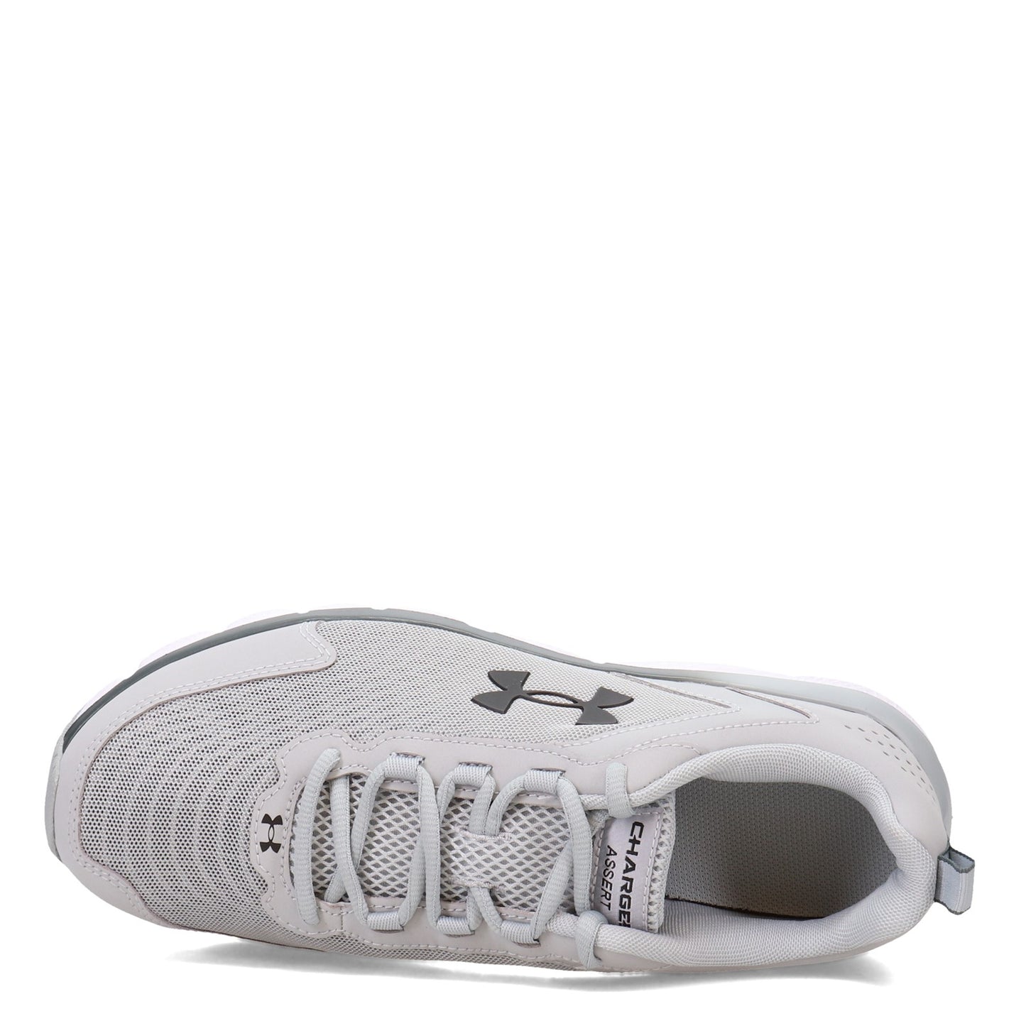 Peltz Shoes Men's Under Armour Charged Assert 9 Running Shoe - Extra Wide Width GRAY 3024857-101