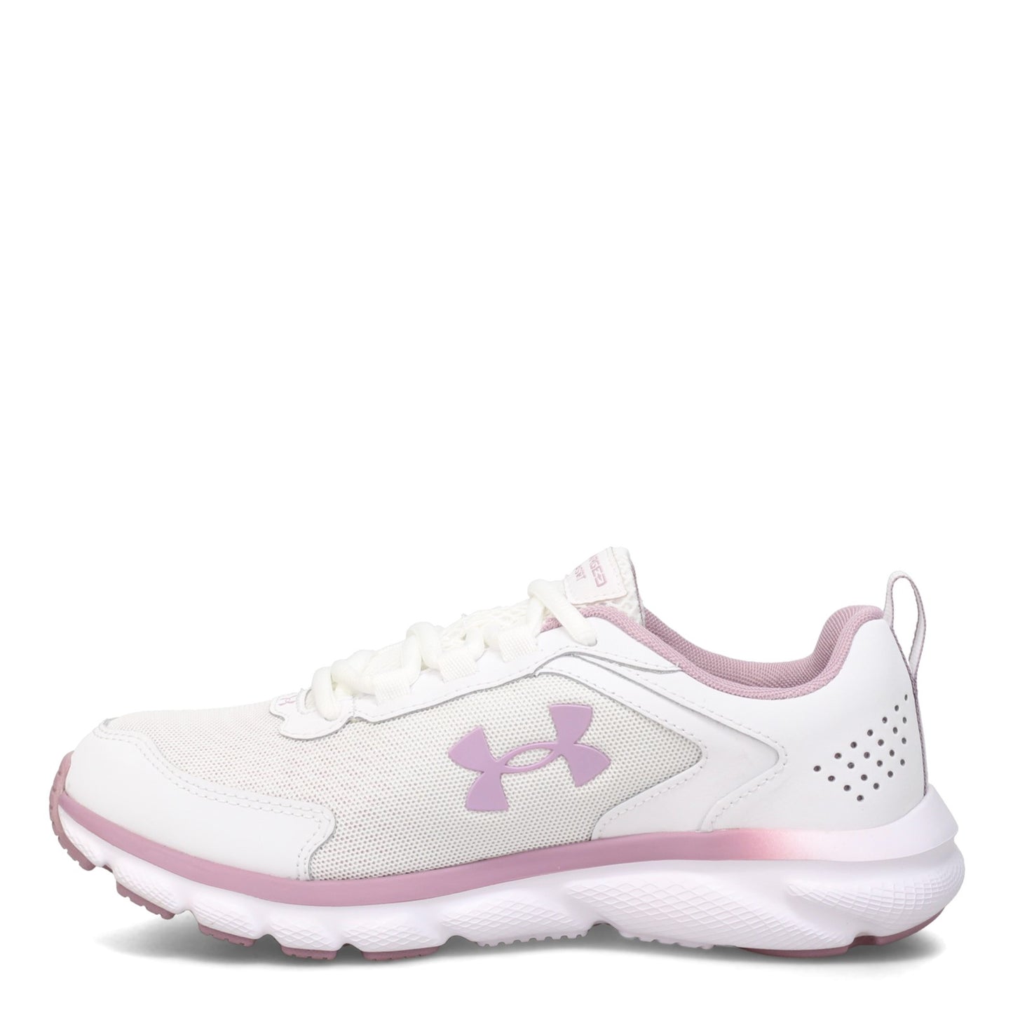 Peltz Shoes Women's Under Armour Charged Assert 9 Running Shoe - Wide Width WHITE 3024862-101