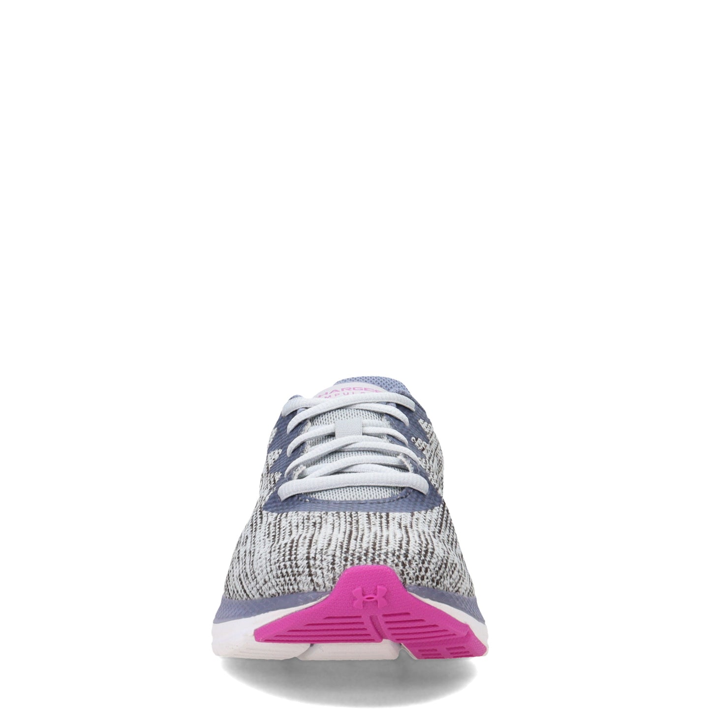 Peltz Shoes Women's Under Armour Charged Impulse 2 Knit Running Shoe GRAY 3024886-109