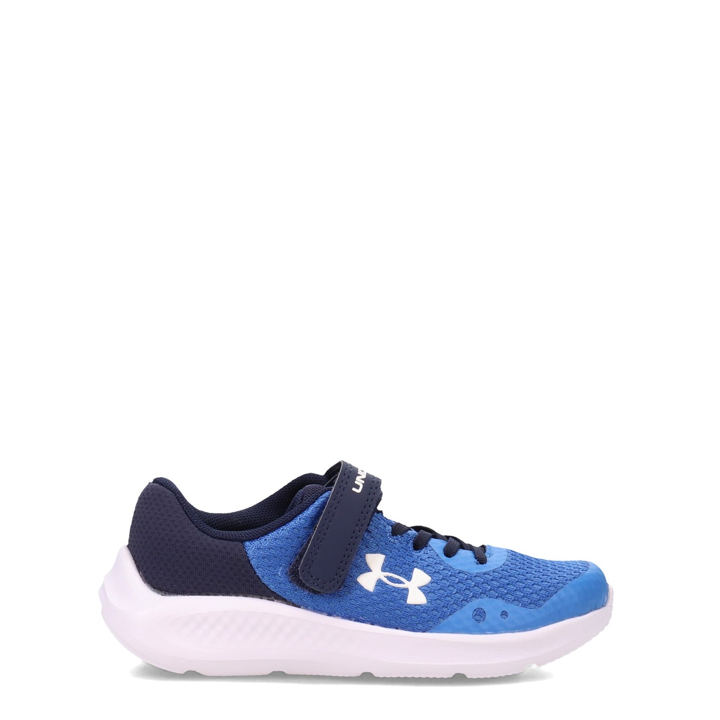 Peltz Shoes Boy's Under Armour Pursuit 3 Running Shoe - Little Kid BLUE 3024988-401