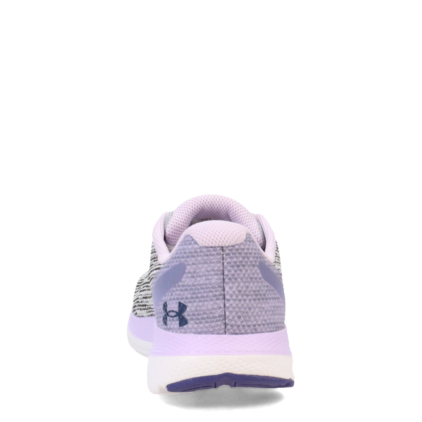 Peltz Shoes Women's Under Armour Impulse 2 Knit Running Shoe MOD GRAY/NEBULA PURPLE/SONAR BLUE 3025793-100