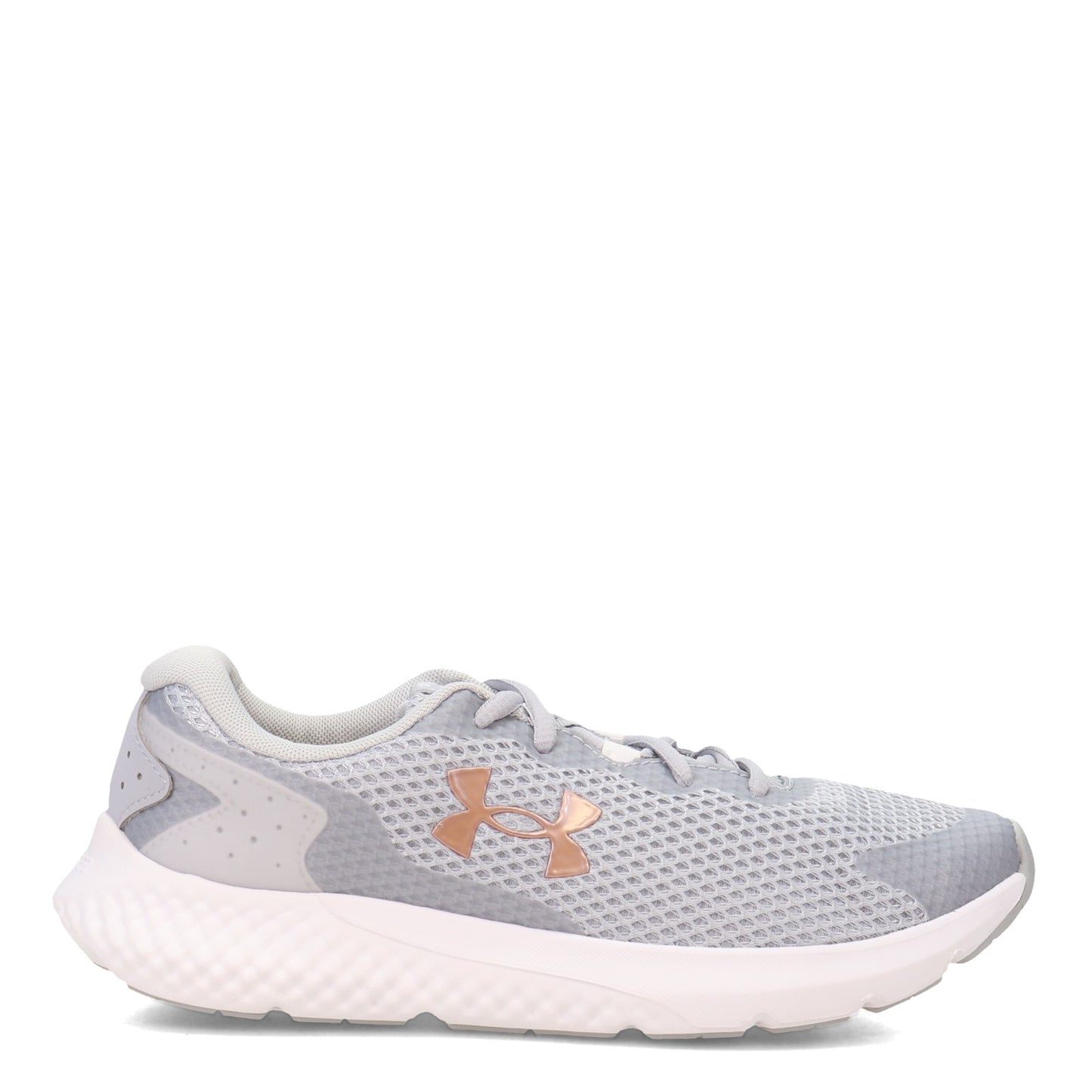 Peltz Shoes Women's Under Armour Charged Rogue 3 Running Shoe GREY MULTI 3025858-101